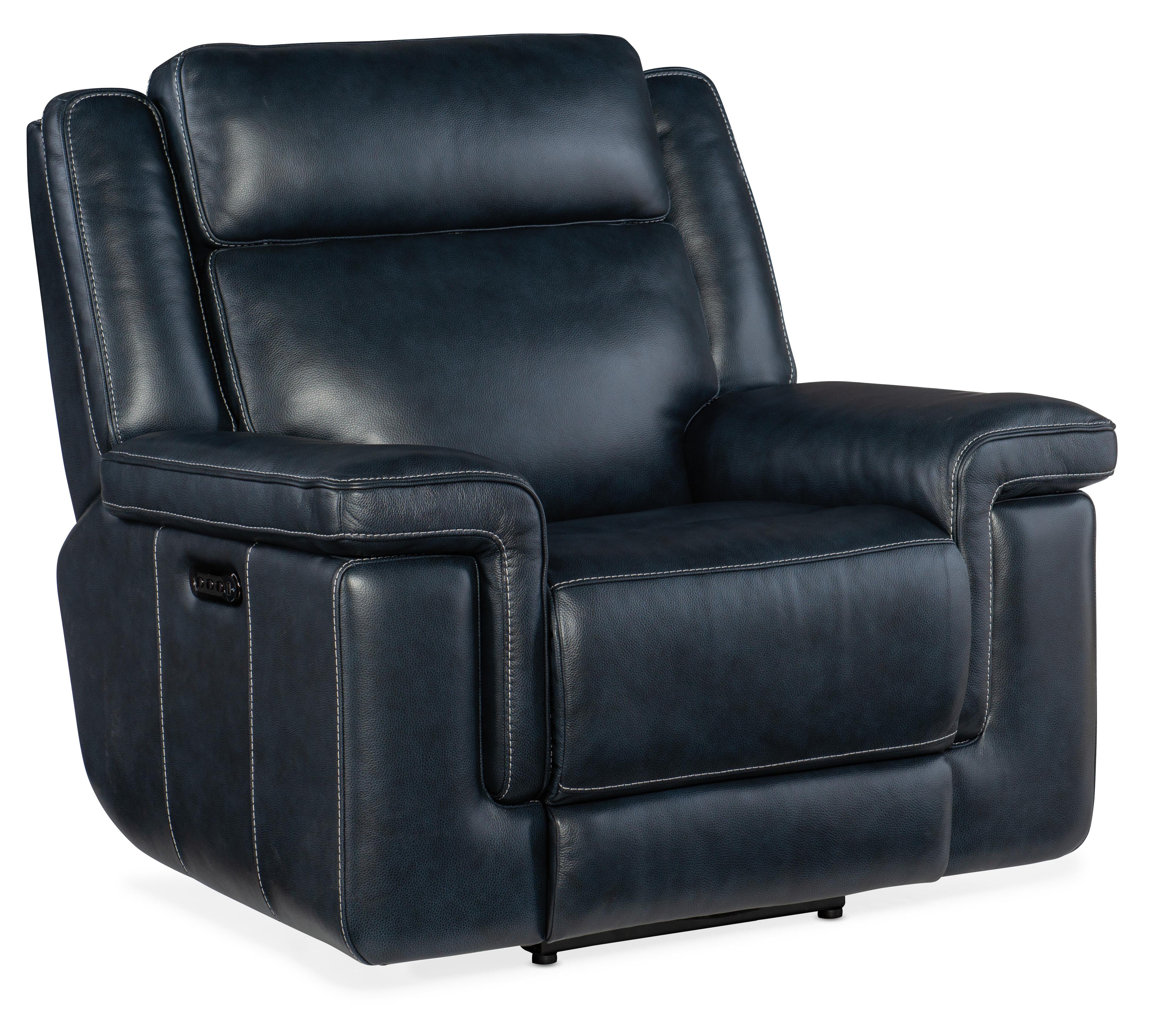 Montel Lay Flat Power Recliner with Power Headrest & Lumbar - SS705-PHL1-047