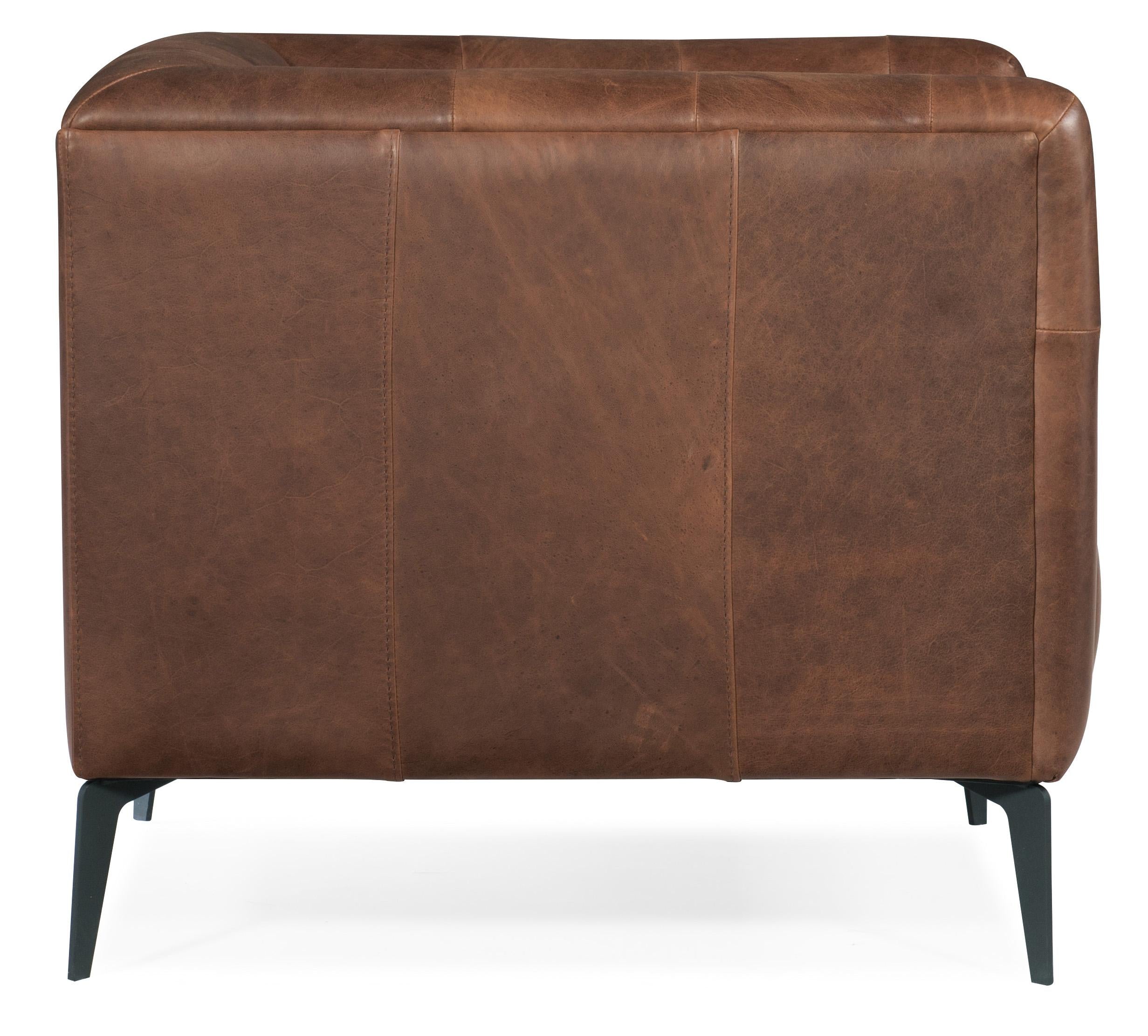 Nicolla Leather Stationary Chair - Luxury Home Furniture (MI)