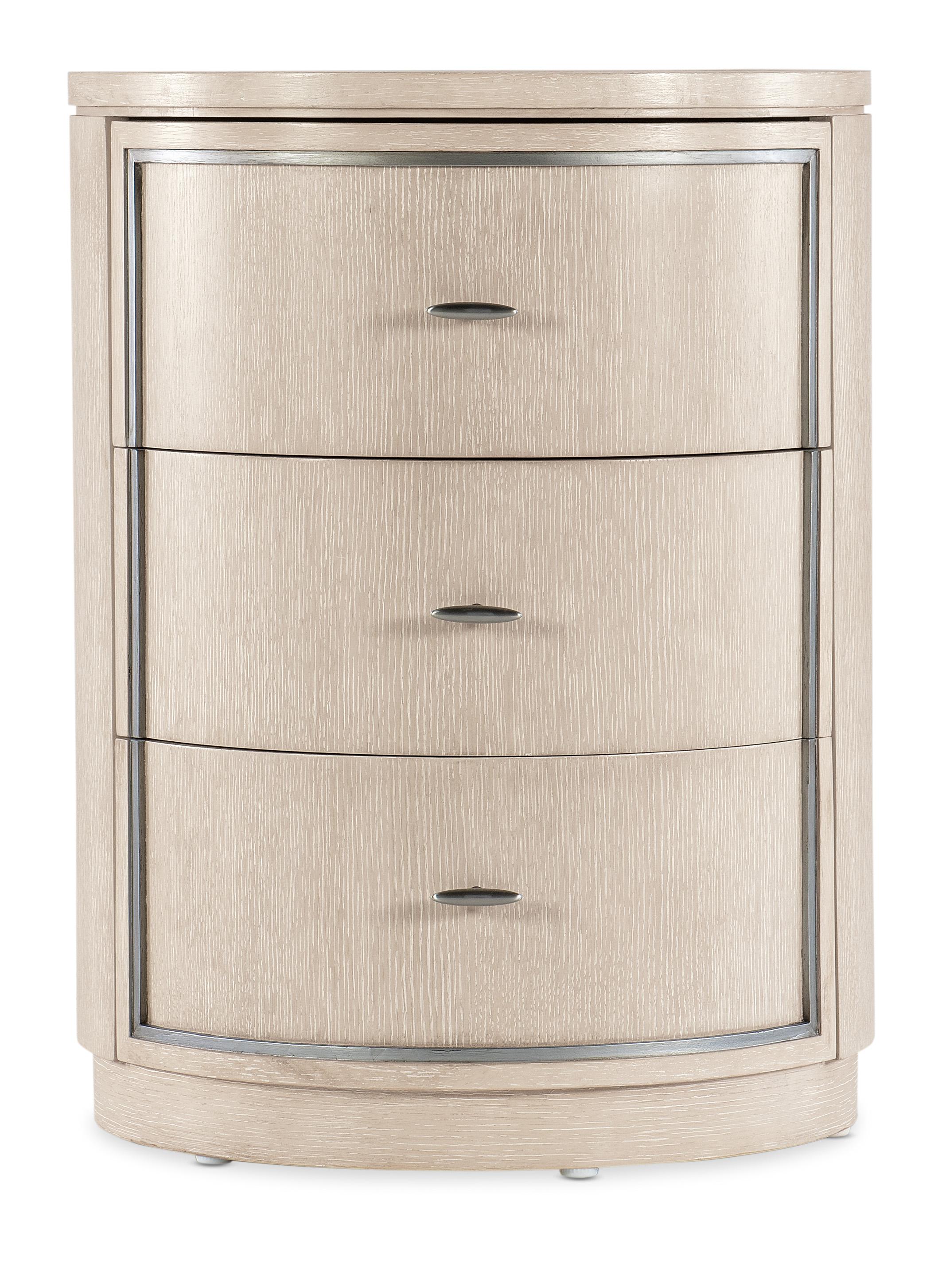 Nouveau Chic Round Nightstand - Luxury Home Furniture (MI)