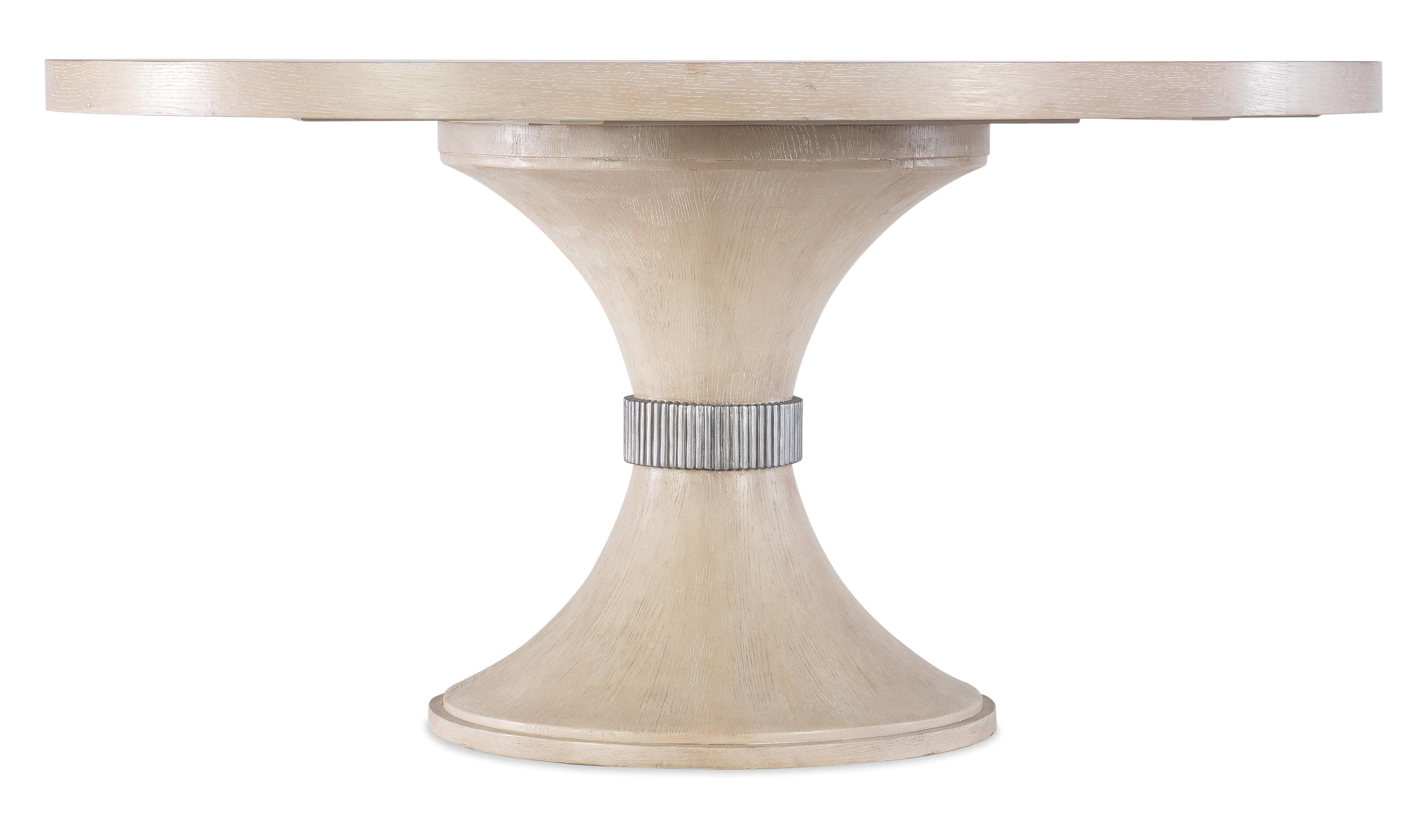Nouveau Chic Round Pedestal Dining Table - Luxury Home Furniture (MI)