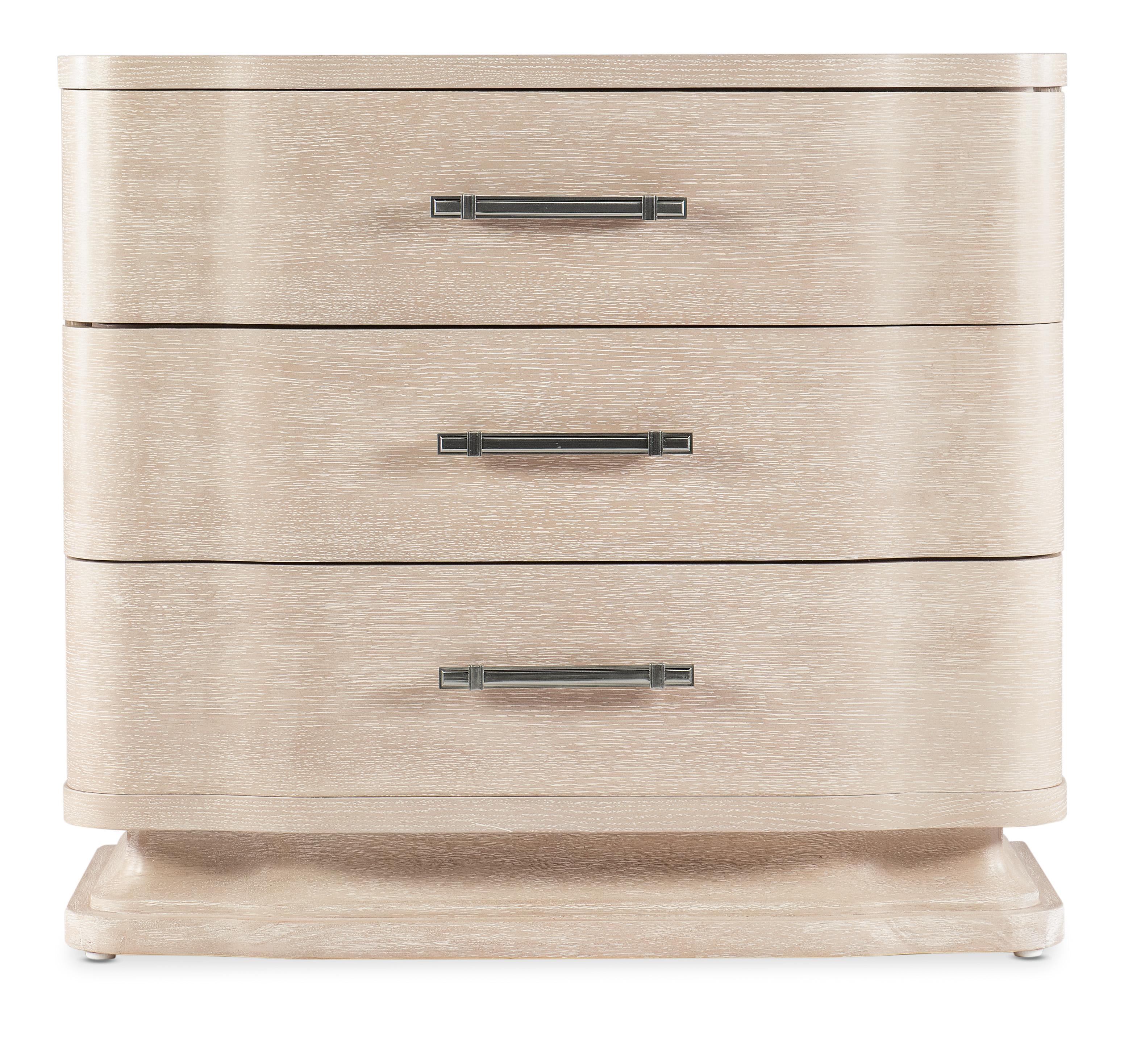 Nouveau Chic Three Drawer Nightstand - Luxury Home Furniture (MI)