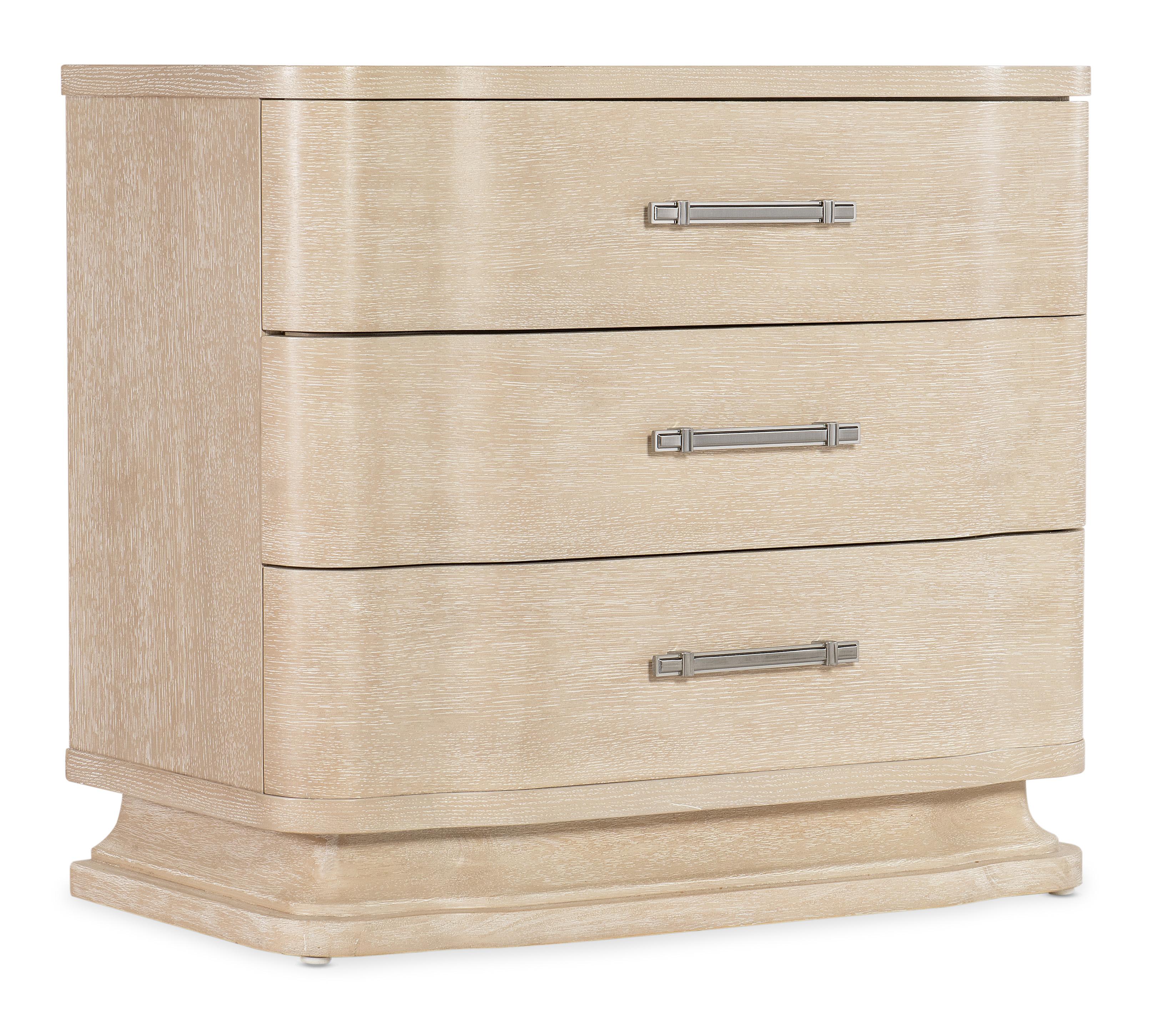 Nouveau Chic Three Drawer Nightstand - Luxury Home Furniture (MI)