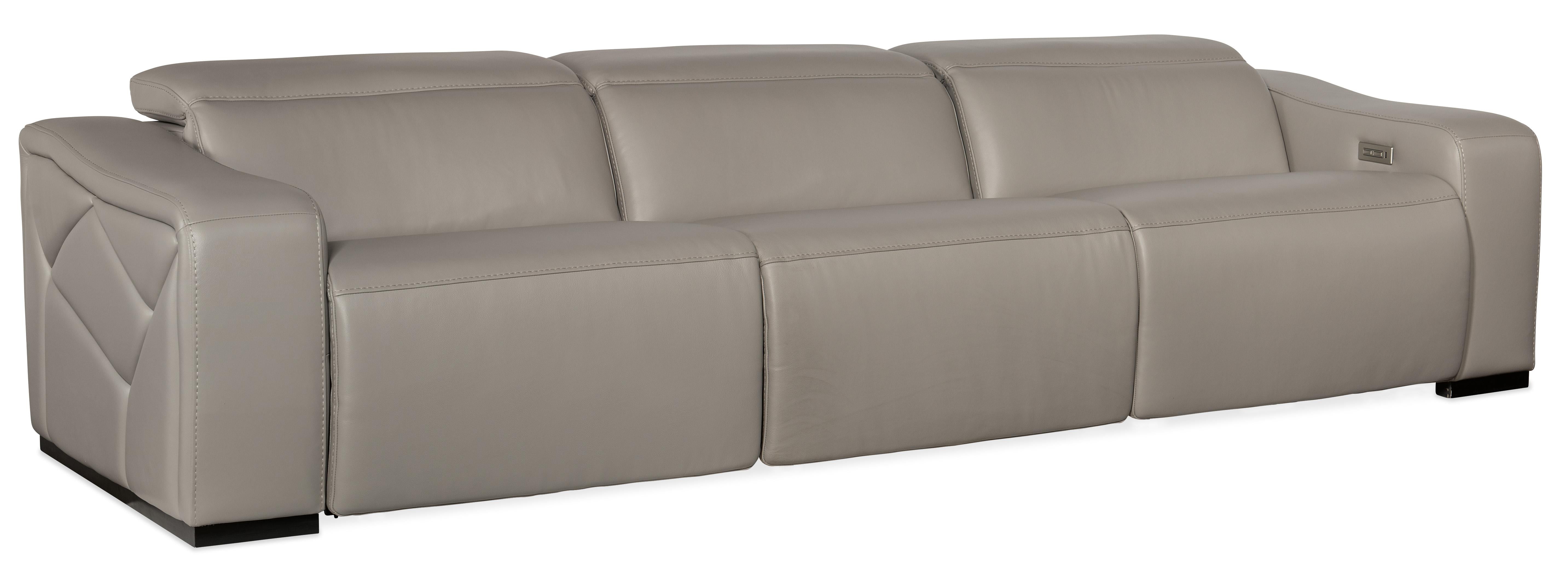 Opal 3 Piece Sofa with 2 Power Recliners & Power Headrest - Luxury Home Furniture (MI)