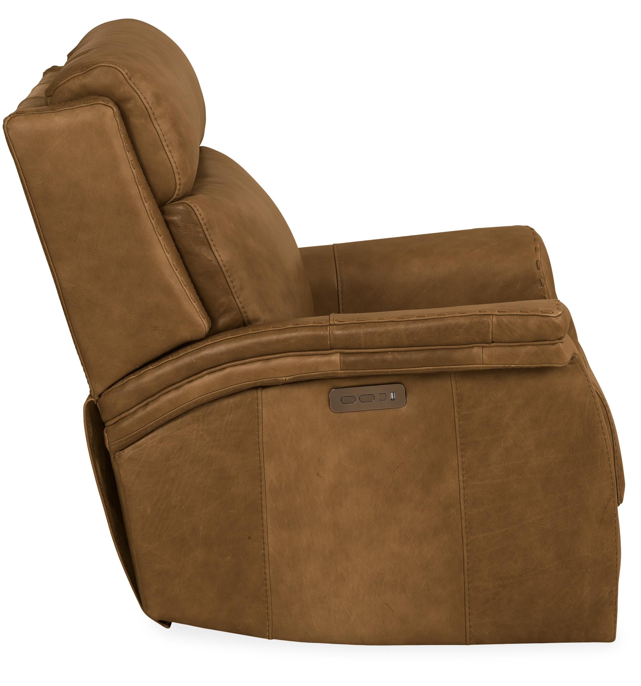 Poise Power Recliner w/ Power Headrest - Luxury Home Furniture (MI)
