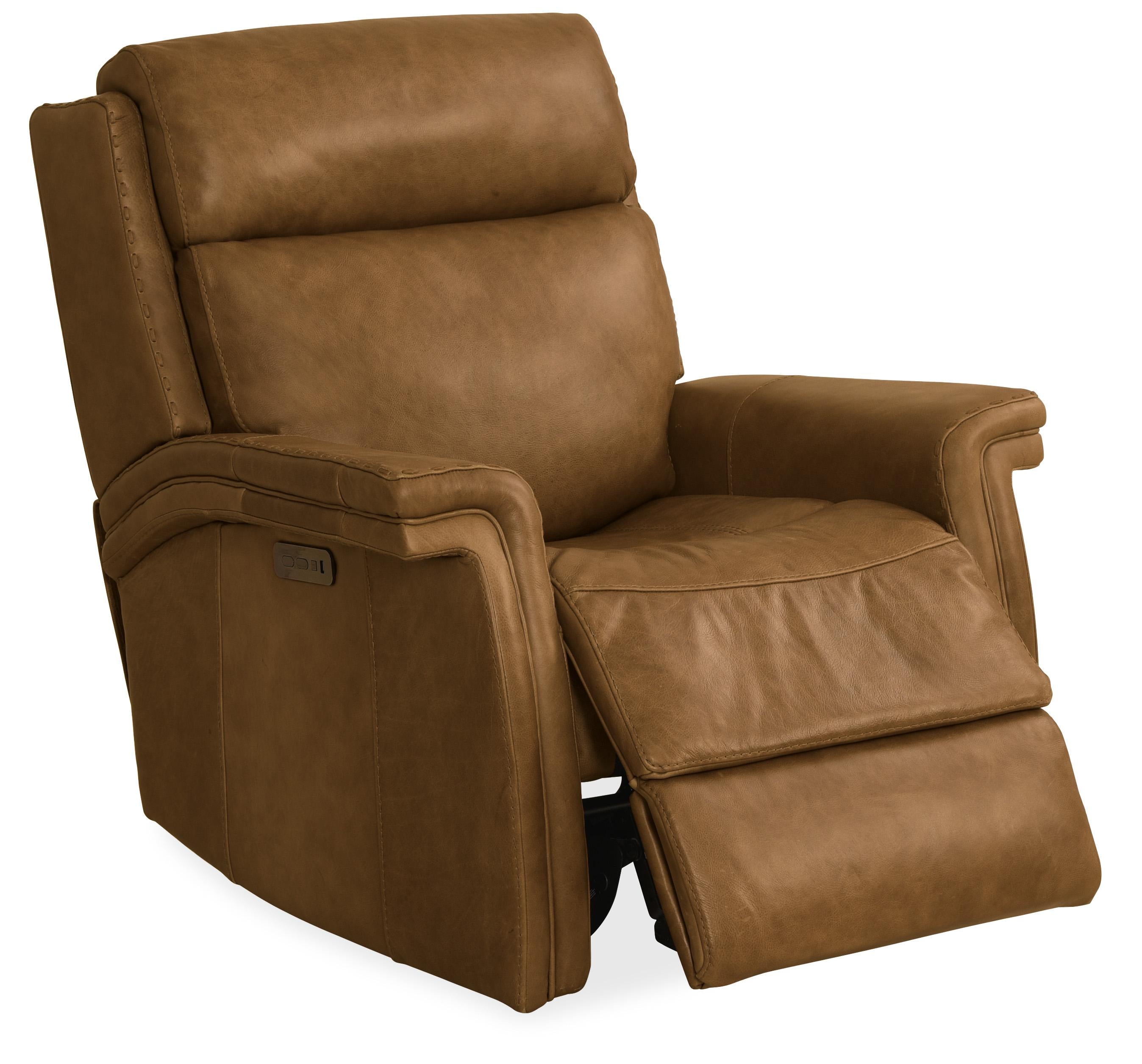 Poise Power Recliner w/ Power Headrest - Luxury Home Furniture (MI)