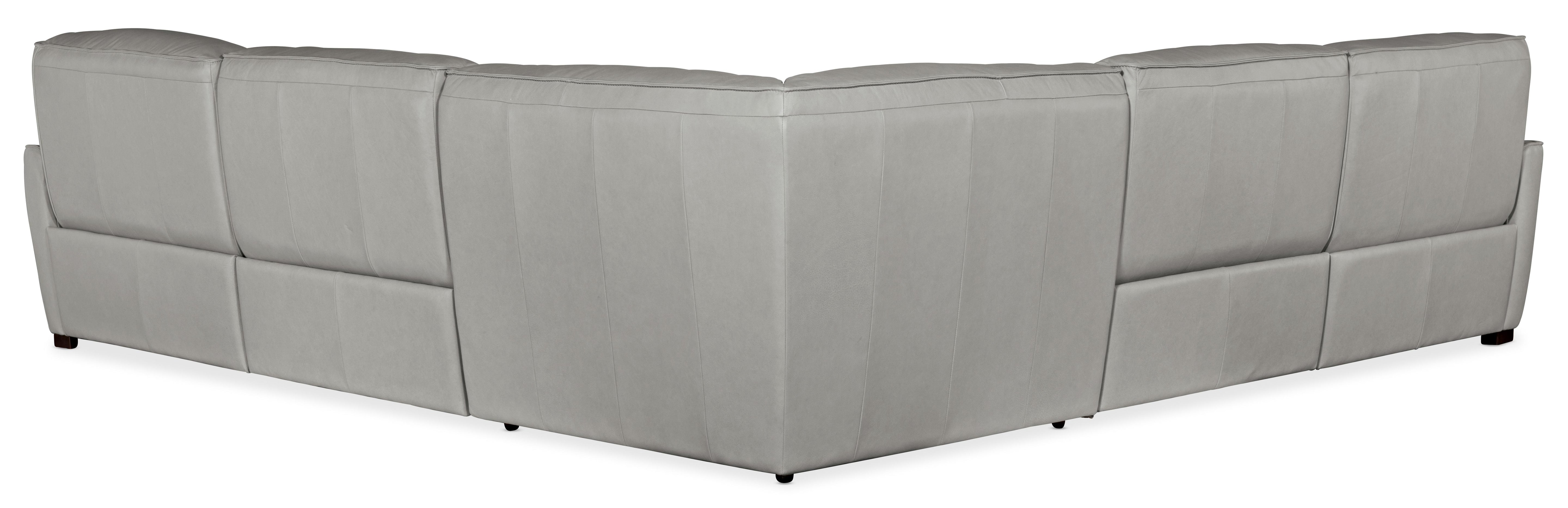 Reaux 5-Piece Power Recline Sectional w/3 Power Recliners