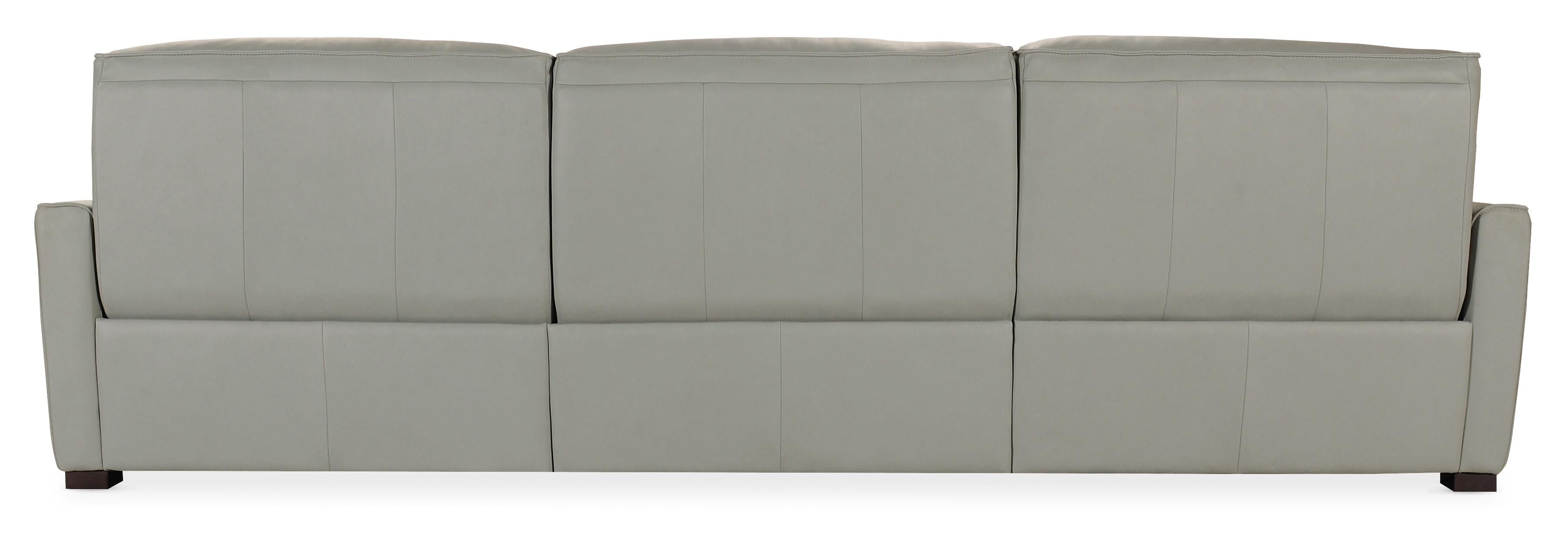Reaux Power Recline Sofa w/ RAF Chaise w/2 Power Recliners - Luxury Home Furniture (MI)