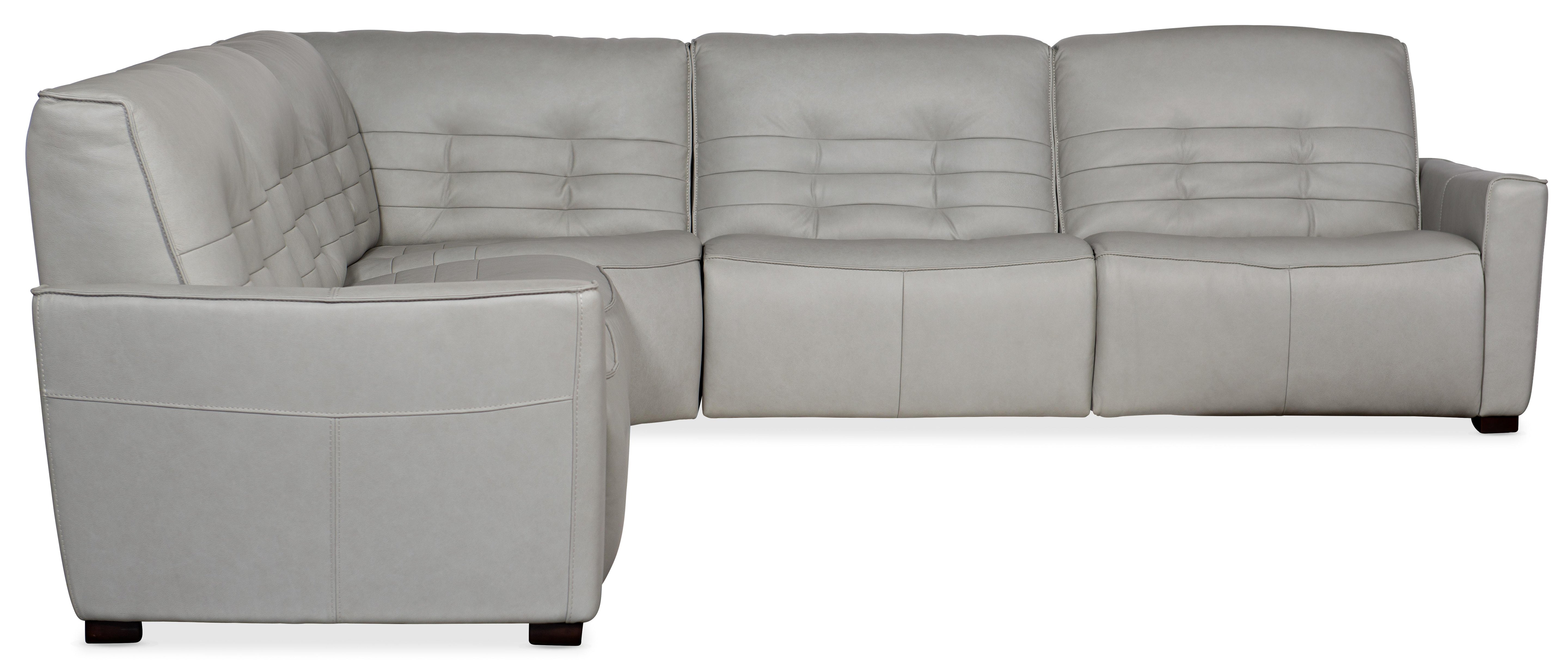 Reaux 5-Piece Power Recline Sectional w/3 Power Recliners