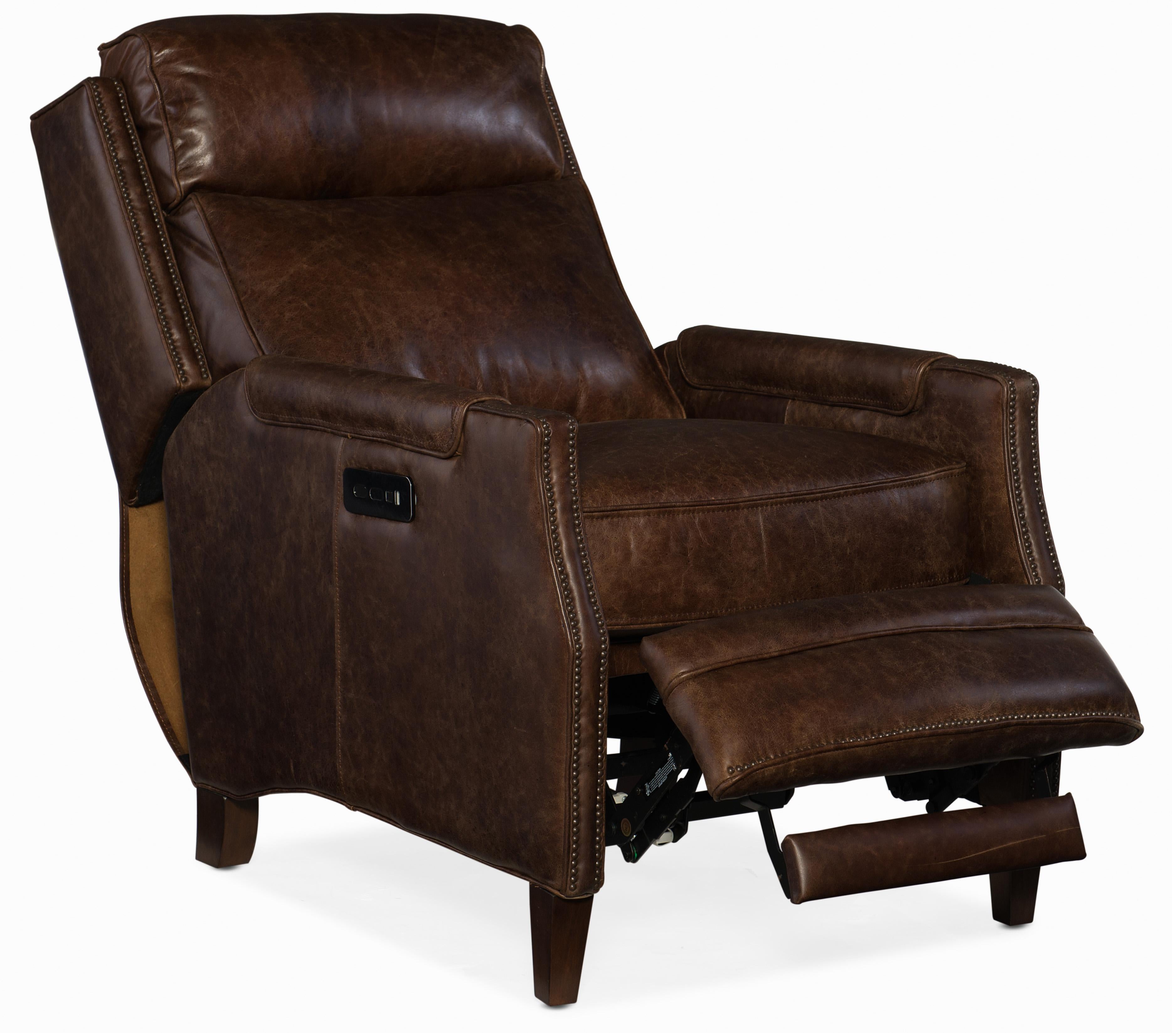 Regale Power Recliner w/ Power Headrest - Luxury Home Furniture (MI)
