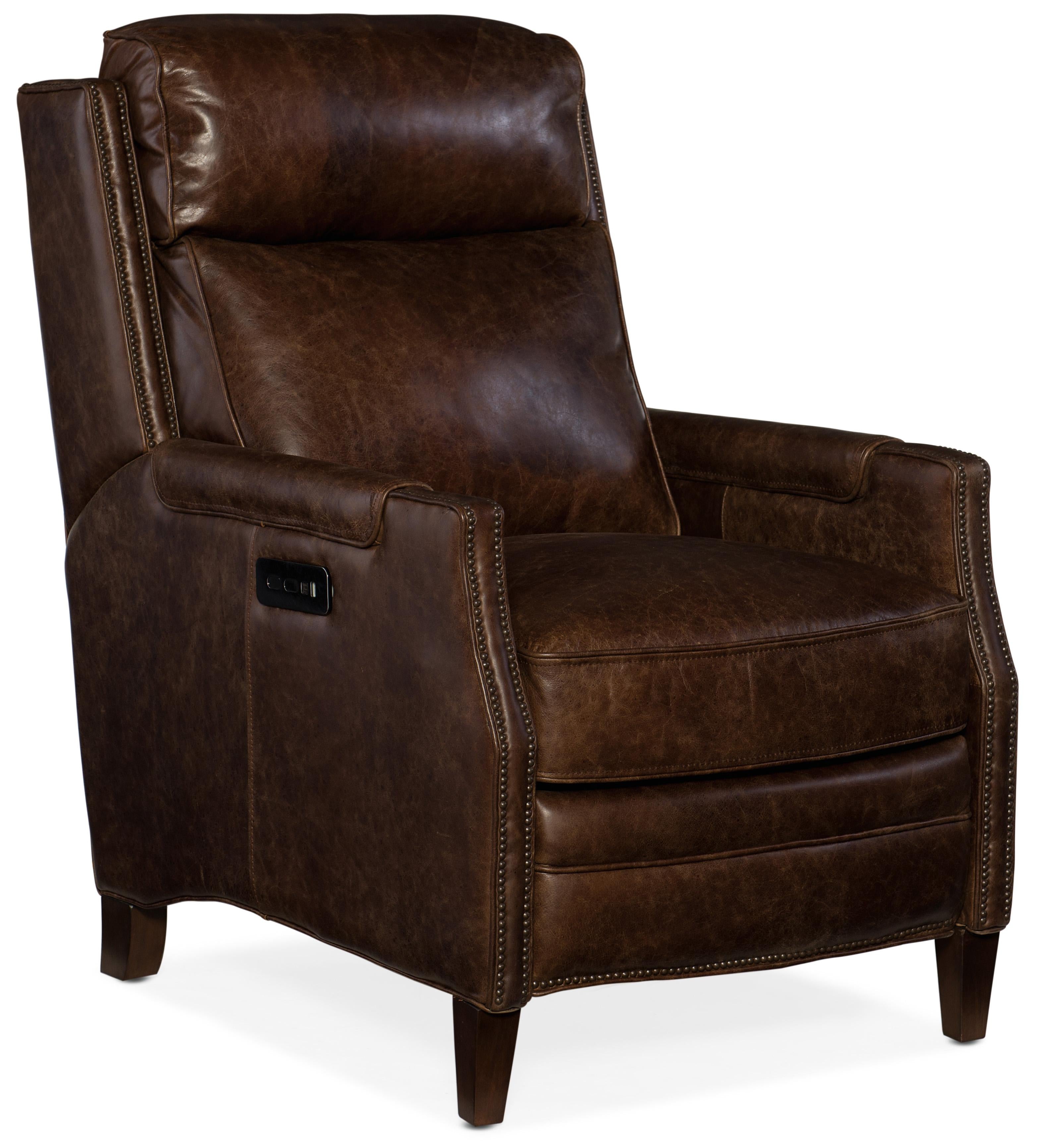 Regale Power Recliner w/ Power Headrest - Luxury Home Furniture (MI)