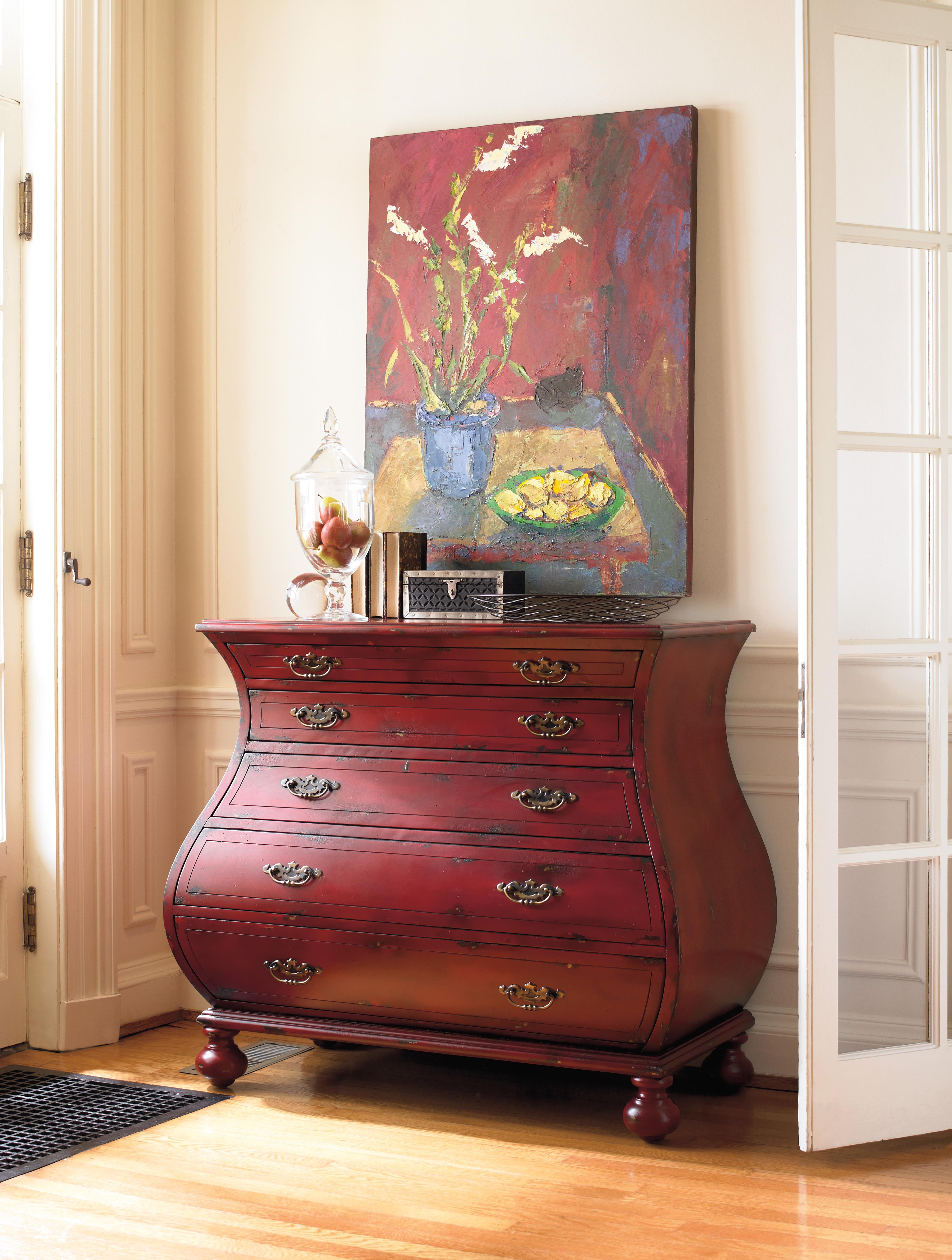 Red Bombe Chest - Luxury Home Furniture (MI)