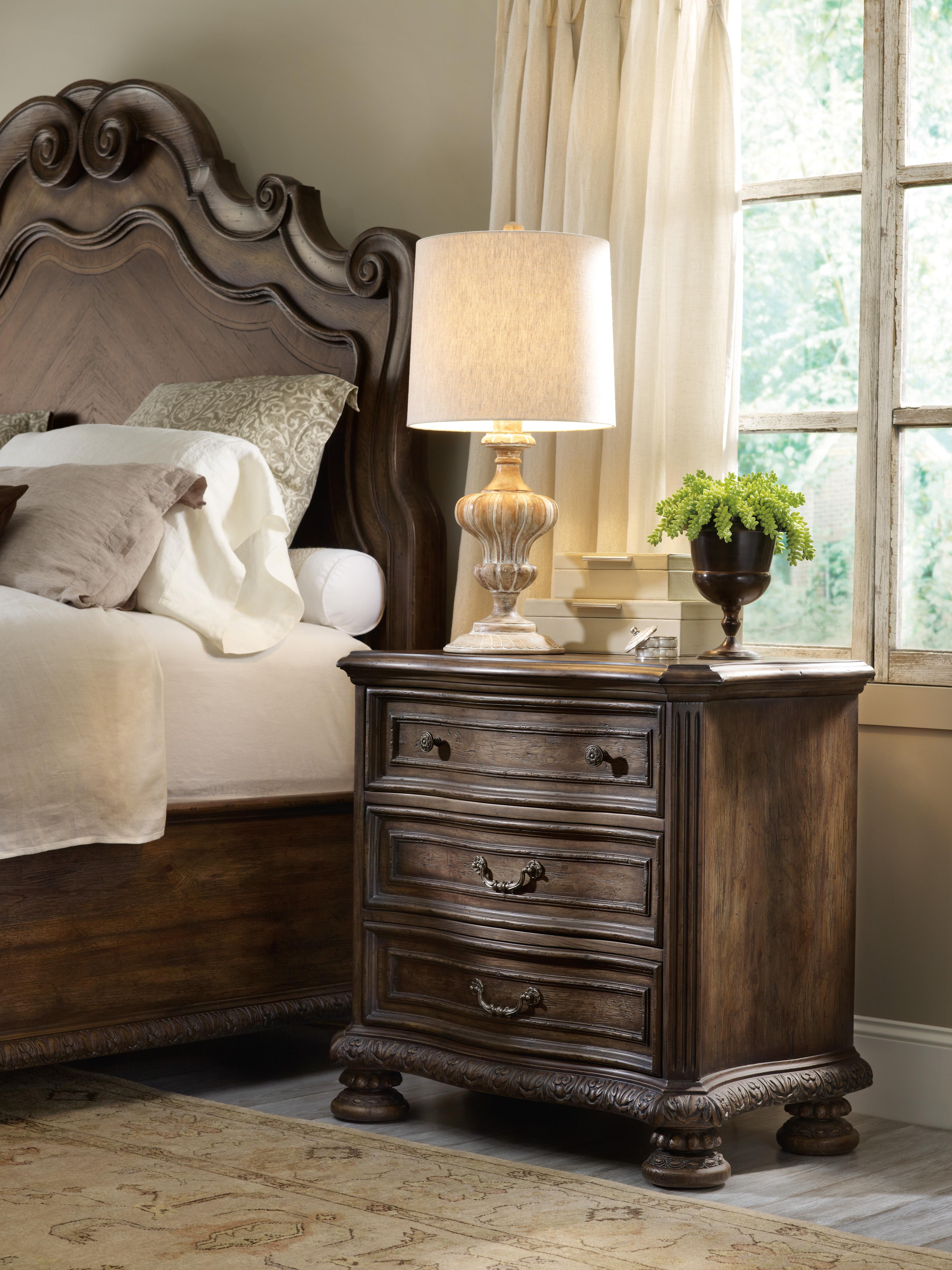 Rhapsody Three Drawer Nightstand - Luxury Home Furniture (MI)
