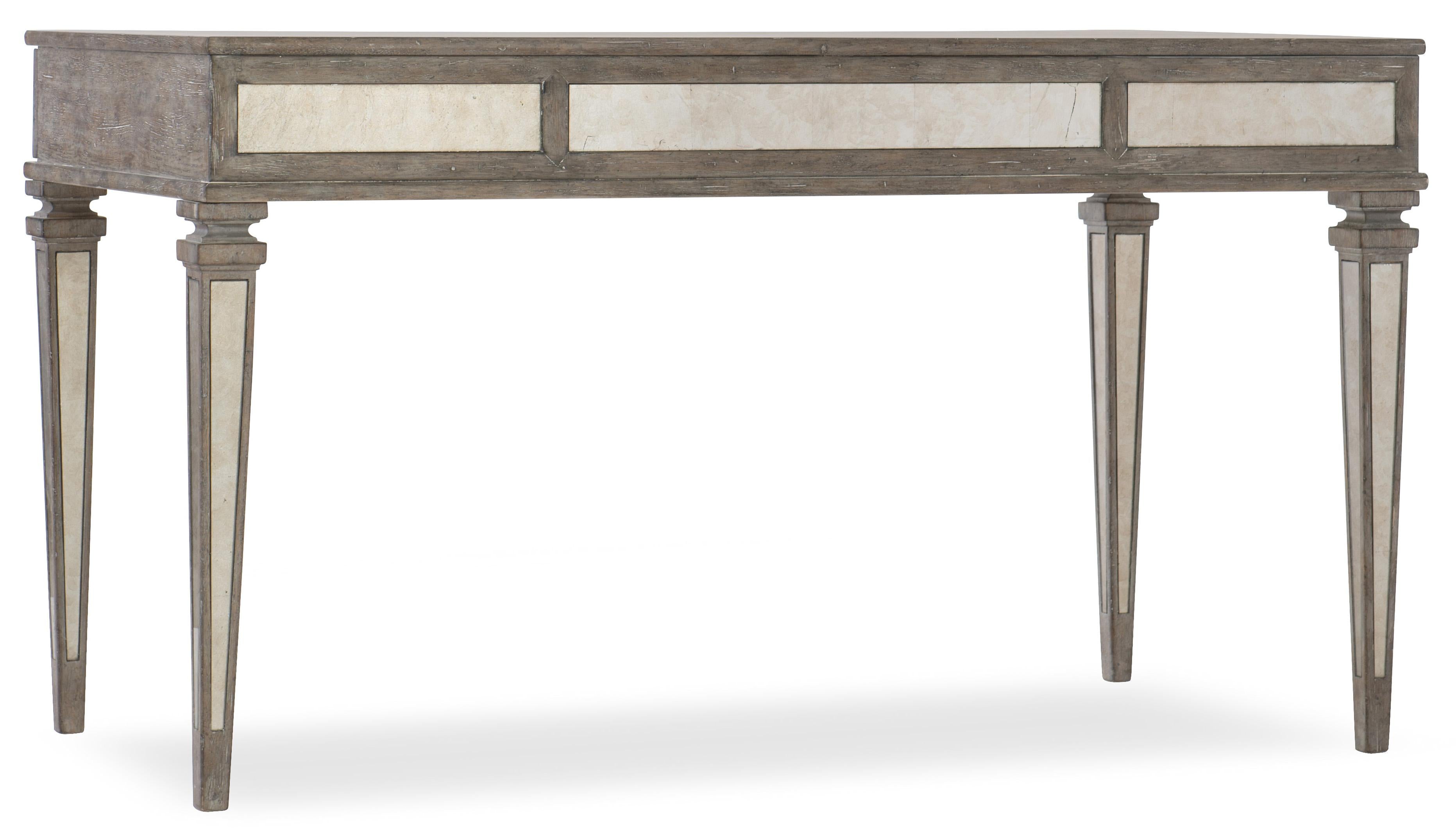 Rustic Glam Leg Desk - Luxury Home Furniture (MI)