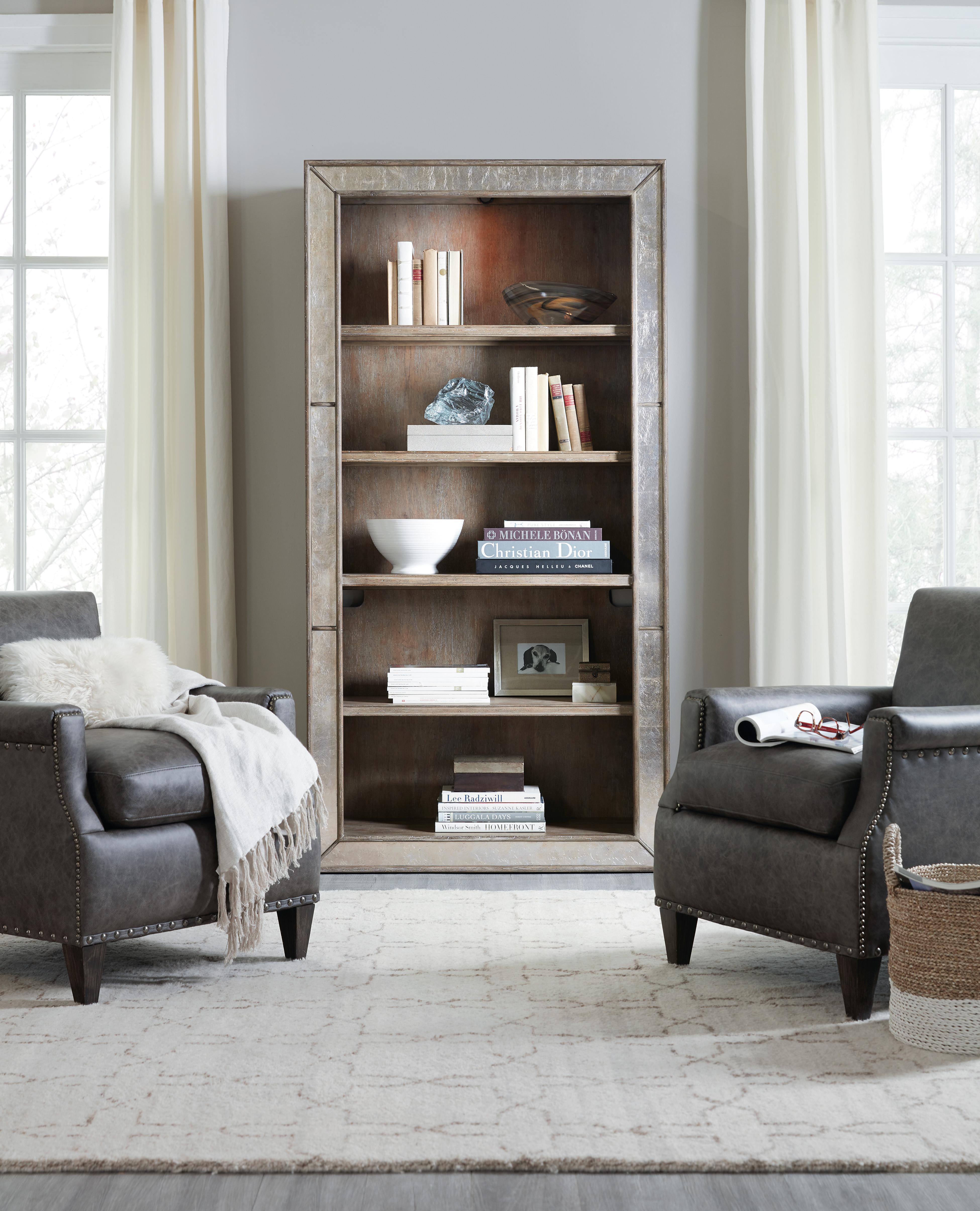 Rustic Glam Bookcase - Luxury Home Furniture (MI)