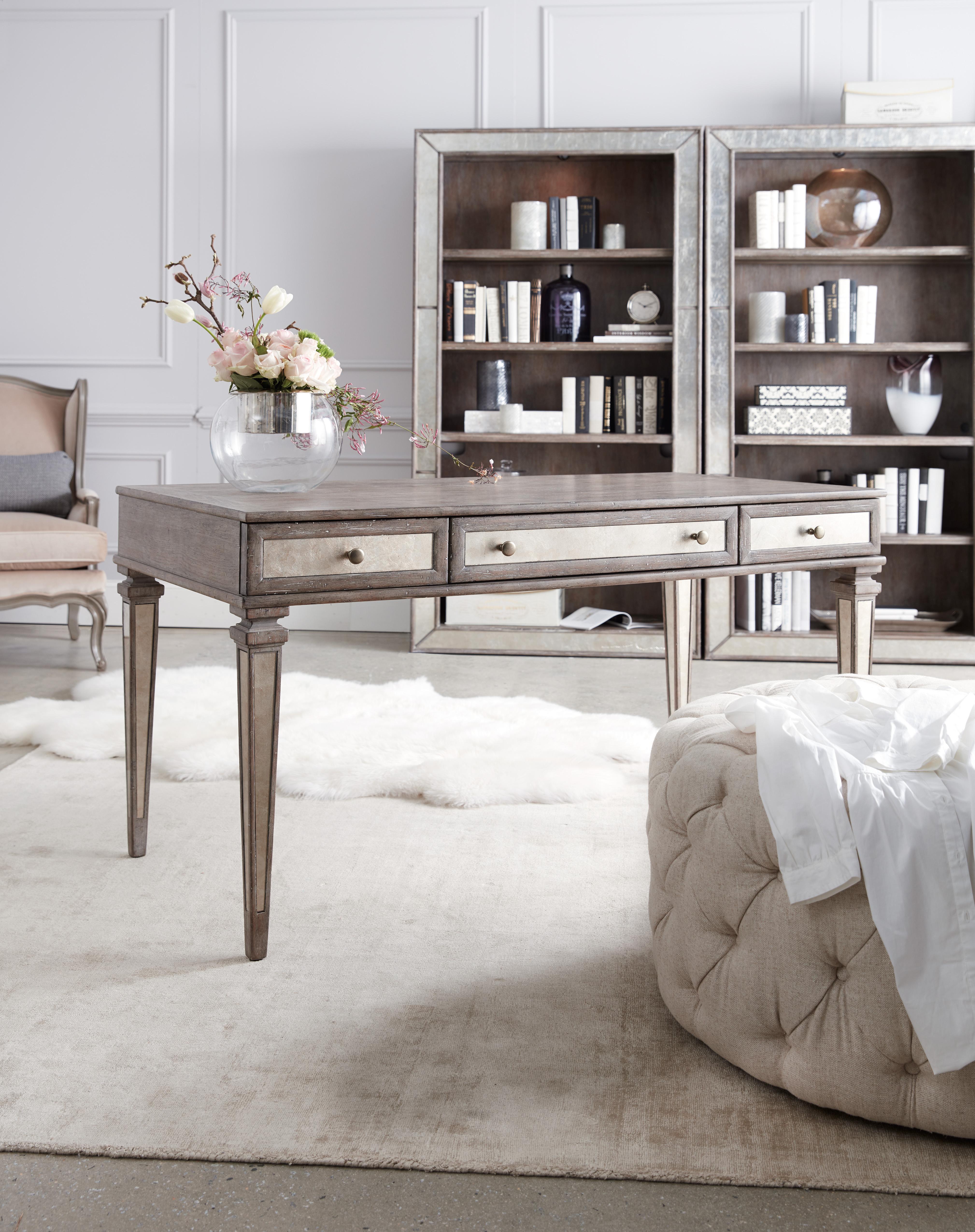 Rustic Glam Leg Desk - Luxury Home Furniture (MI)