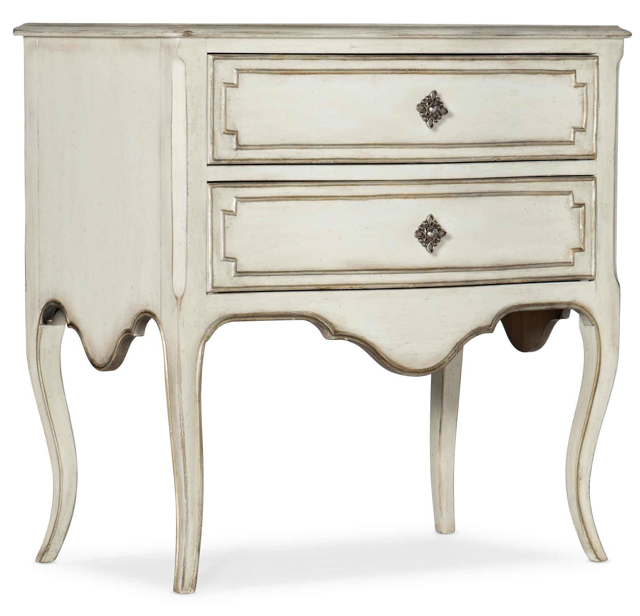 Sanctuary Coco En Blanc Nightstand - Luxury Home Furniture (MI)