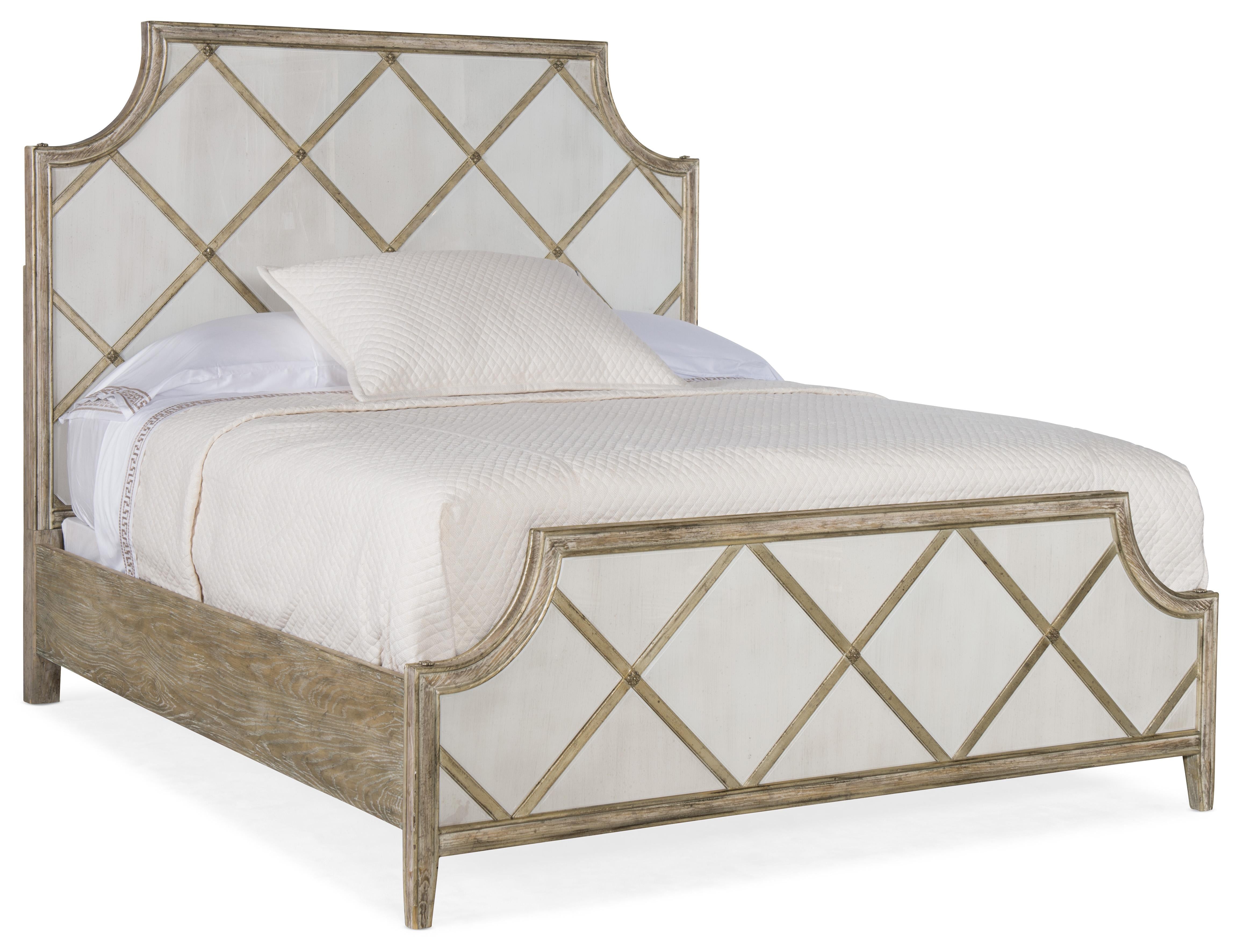 Sanctuary Diamont Queen Panel Bed - Luxury Home Furniture (MI)