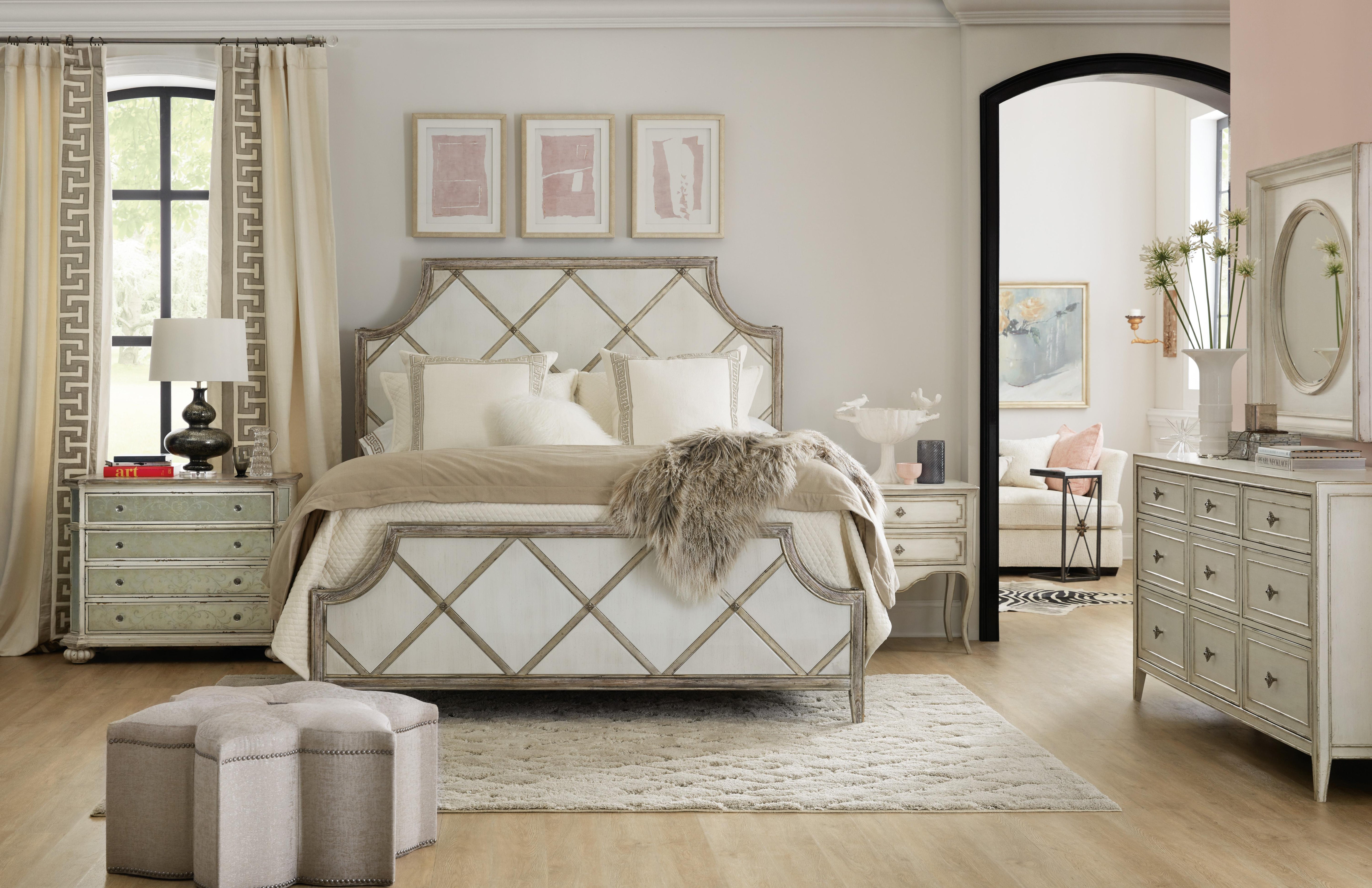 Sanctuary Diamont Queen Panel Bed - Luxury Home Furniture (MI)
