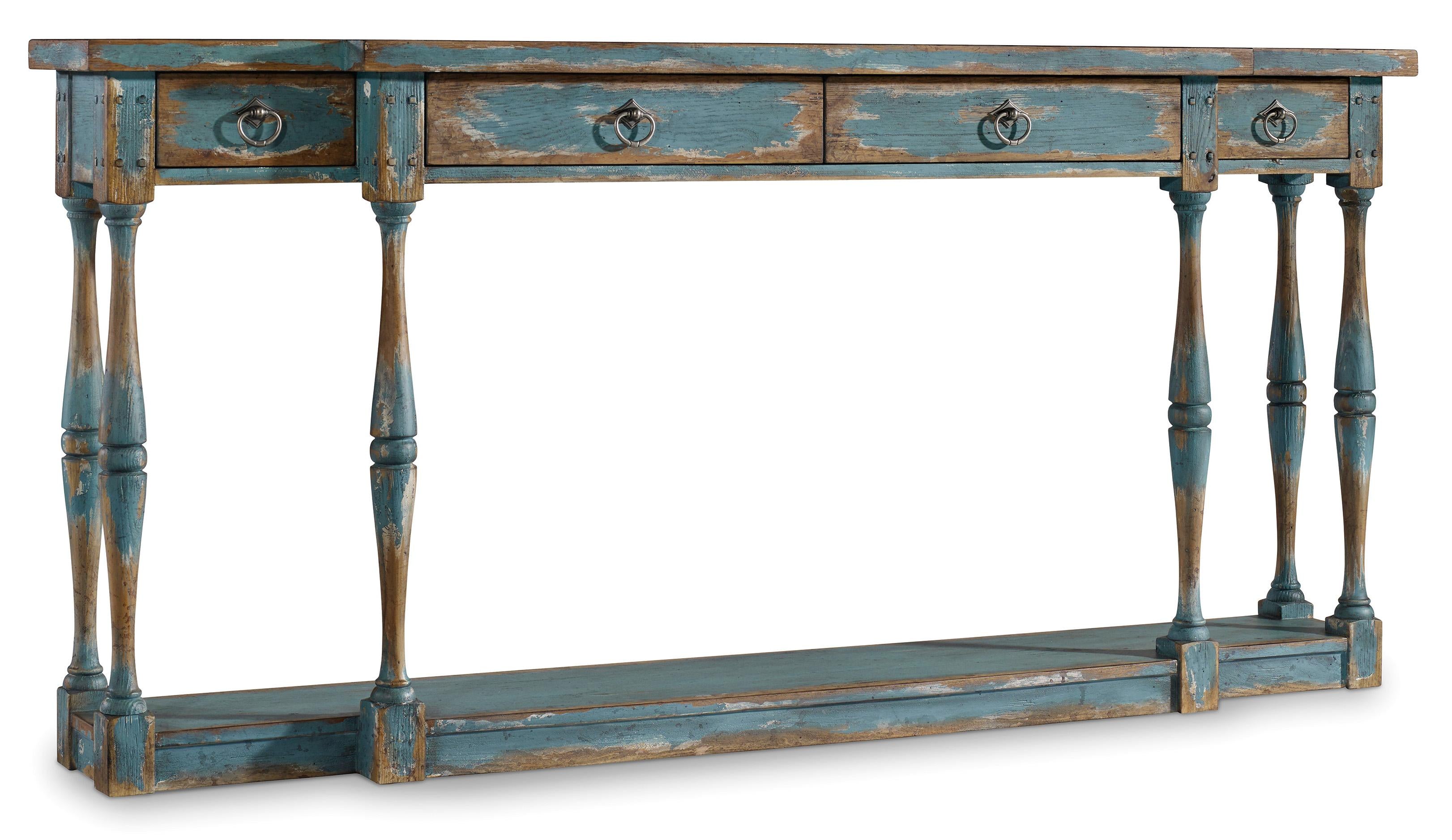 Sanctuary Four-Drawer Thin Console - Luxury Home Furniture (MI)