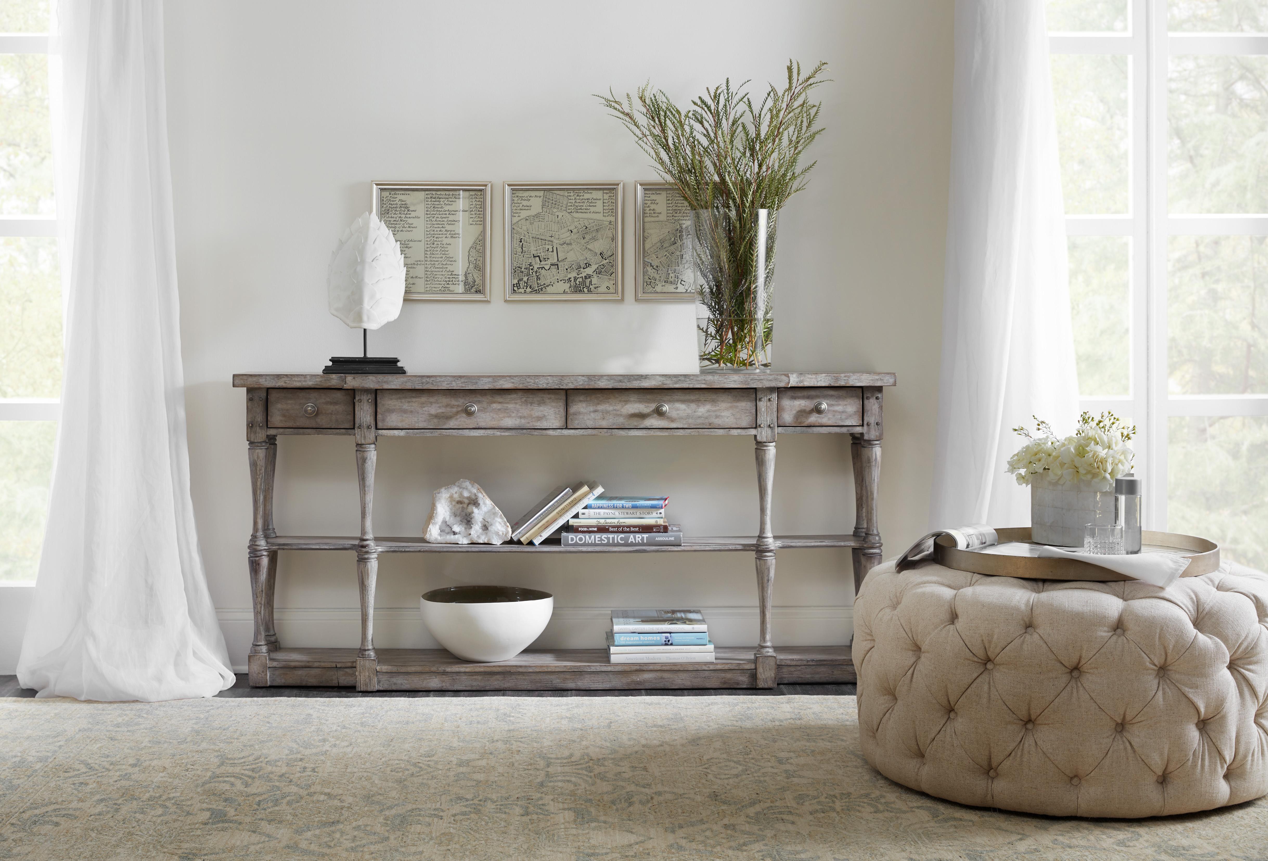 Sanctuary Four-Drawer Console - Luxury Home Furniture (MI)