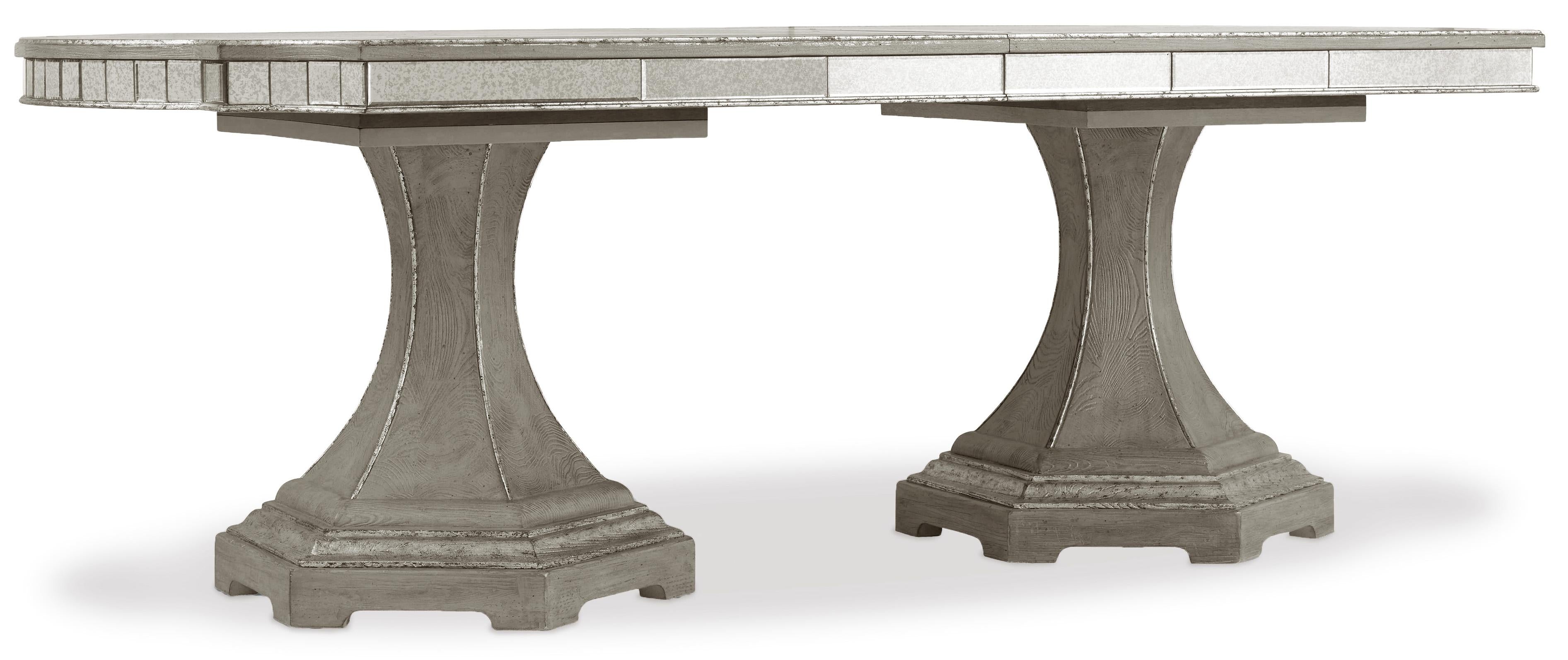 Sanctuary Rectangle Dining Table w/2-20in leaves - Luxury Home Furniture (MI)