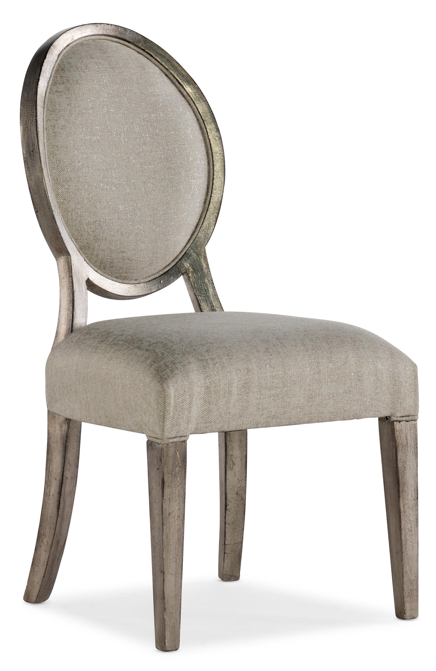 Sanctuary Romantique Oval Side Chair - 2 per carton/price ea - Luxury Home Furniture (MI)