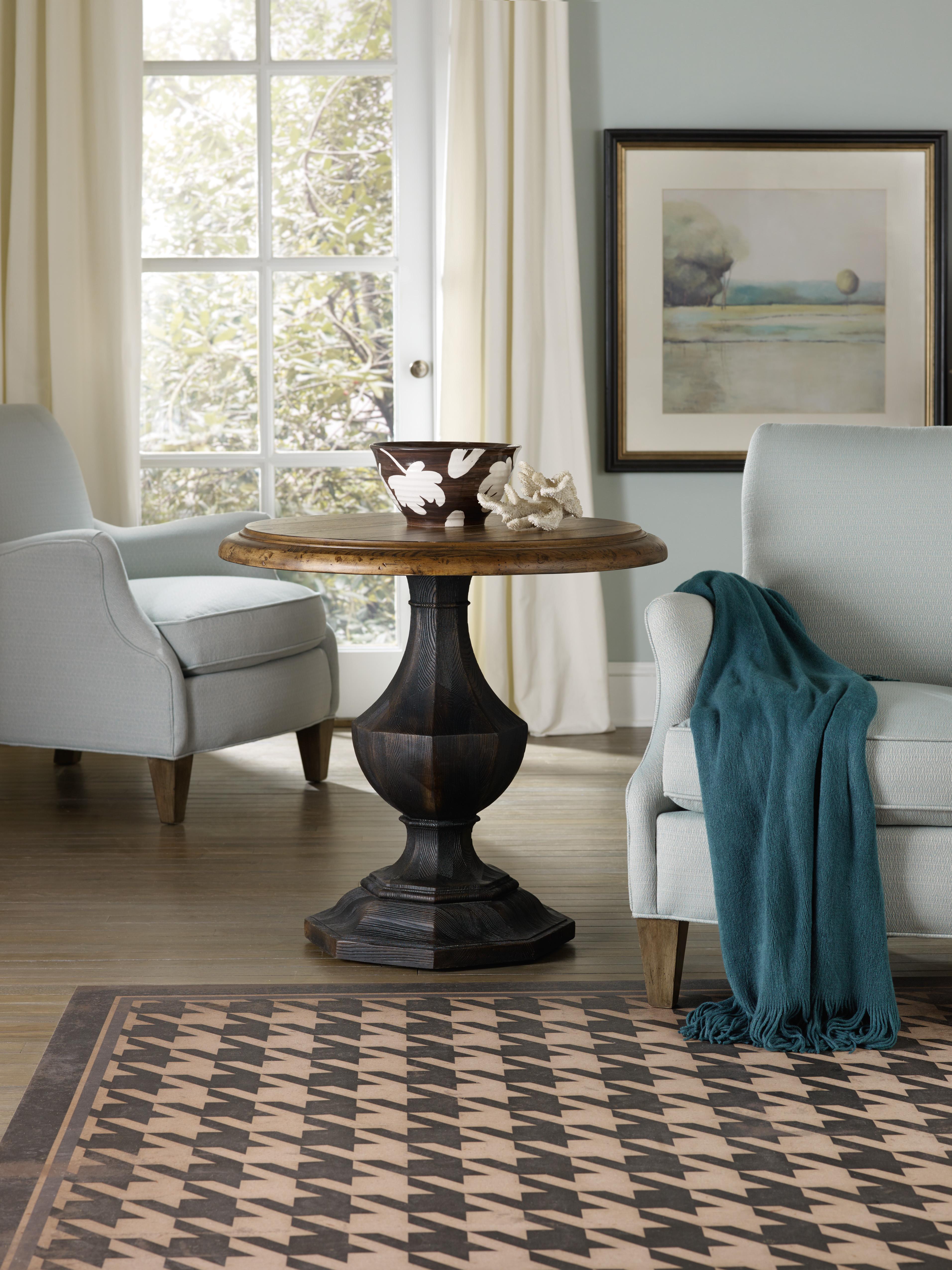Sanctuary Round Accent Table - Luxury Home Furniture (MI)