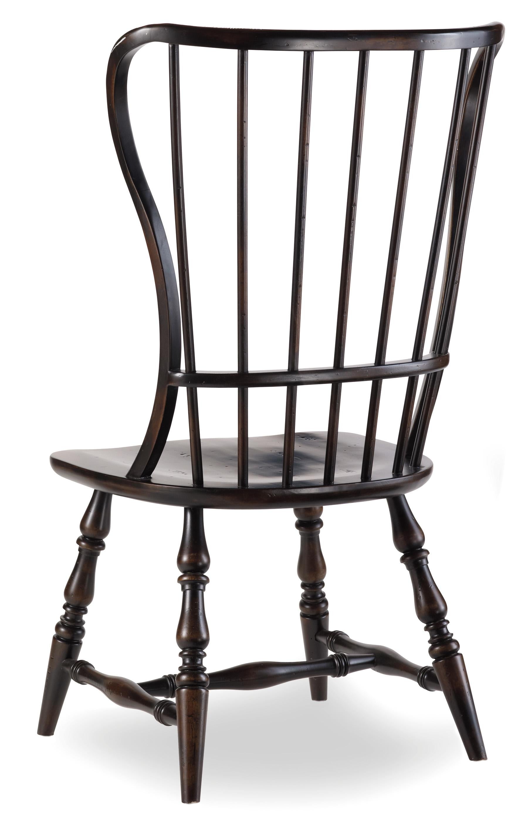 Sanctuary Spindle Side Chair - 2 per carton/price ea - 3005-75310 - Luxury Home Furniture (MI)