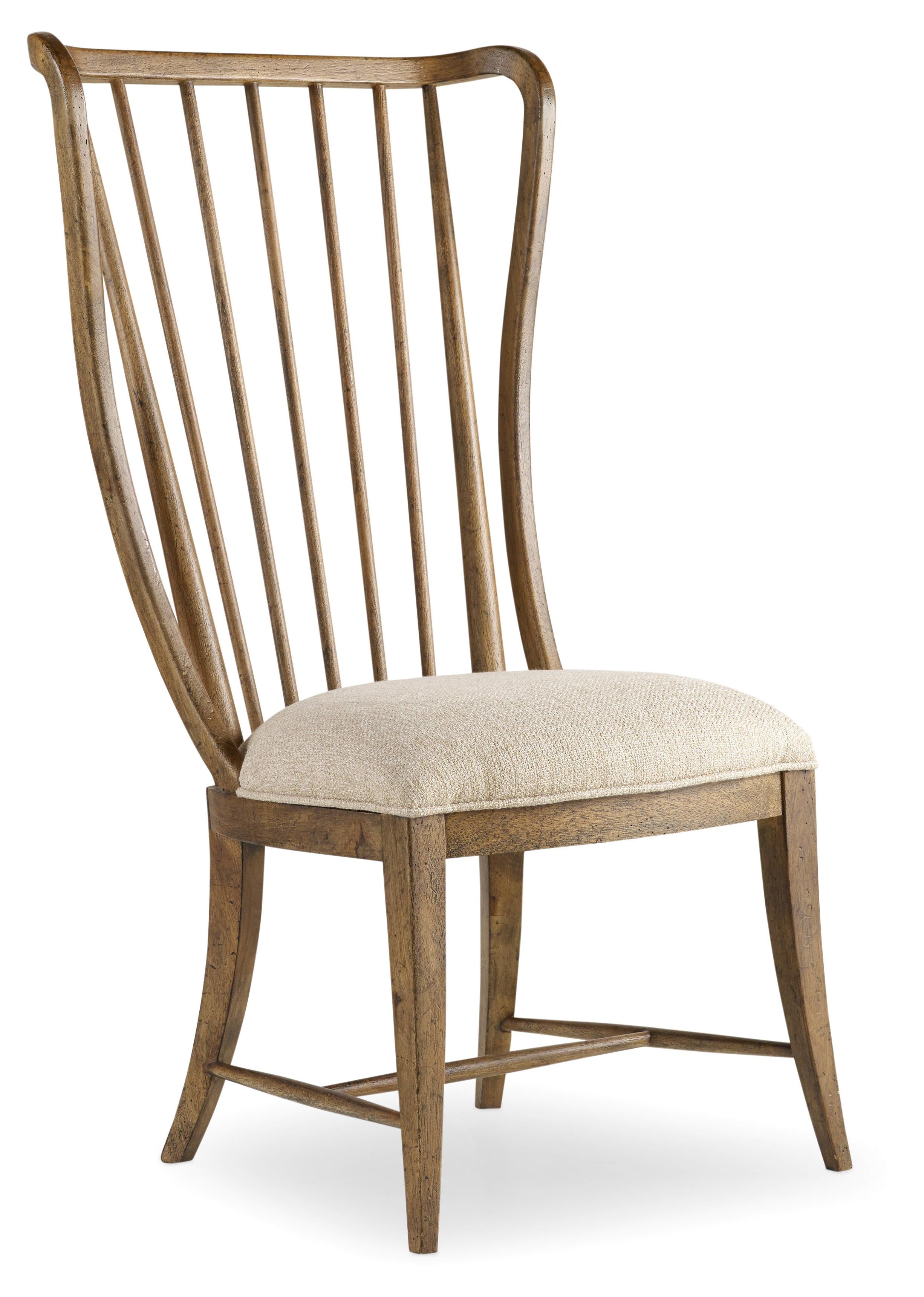 Sanctuary Tall Spindle Side Chair - 2 per carton/price ea - Luxury Home Furniture (MI)