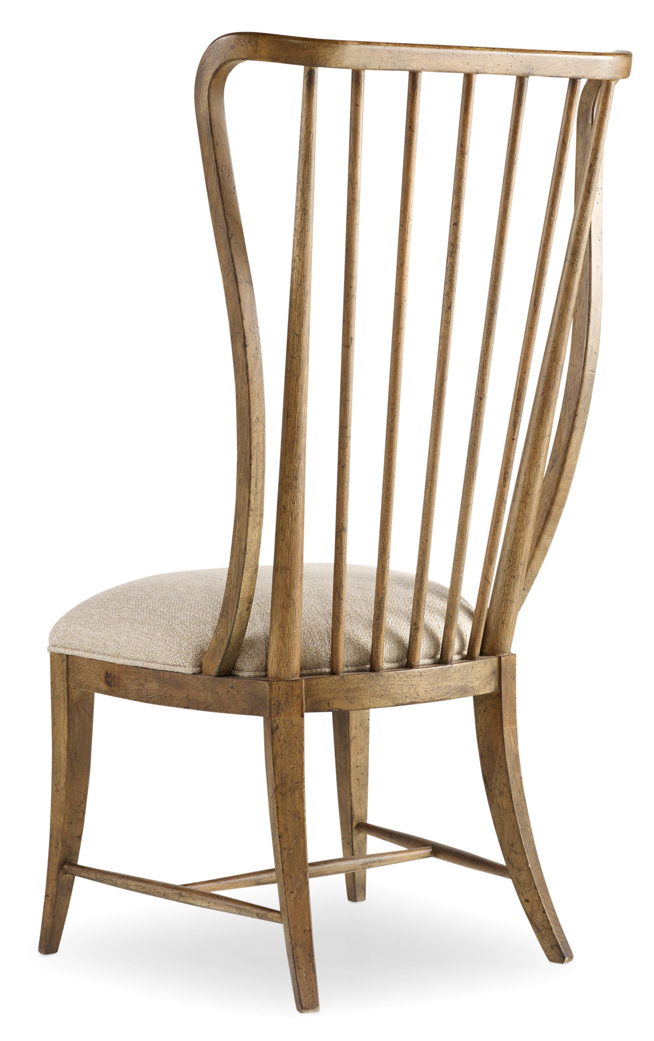 Sanctuary Tall Spindle Side Chair - 2 per carton/price ea - Luxury Home Furniture (MI)