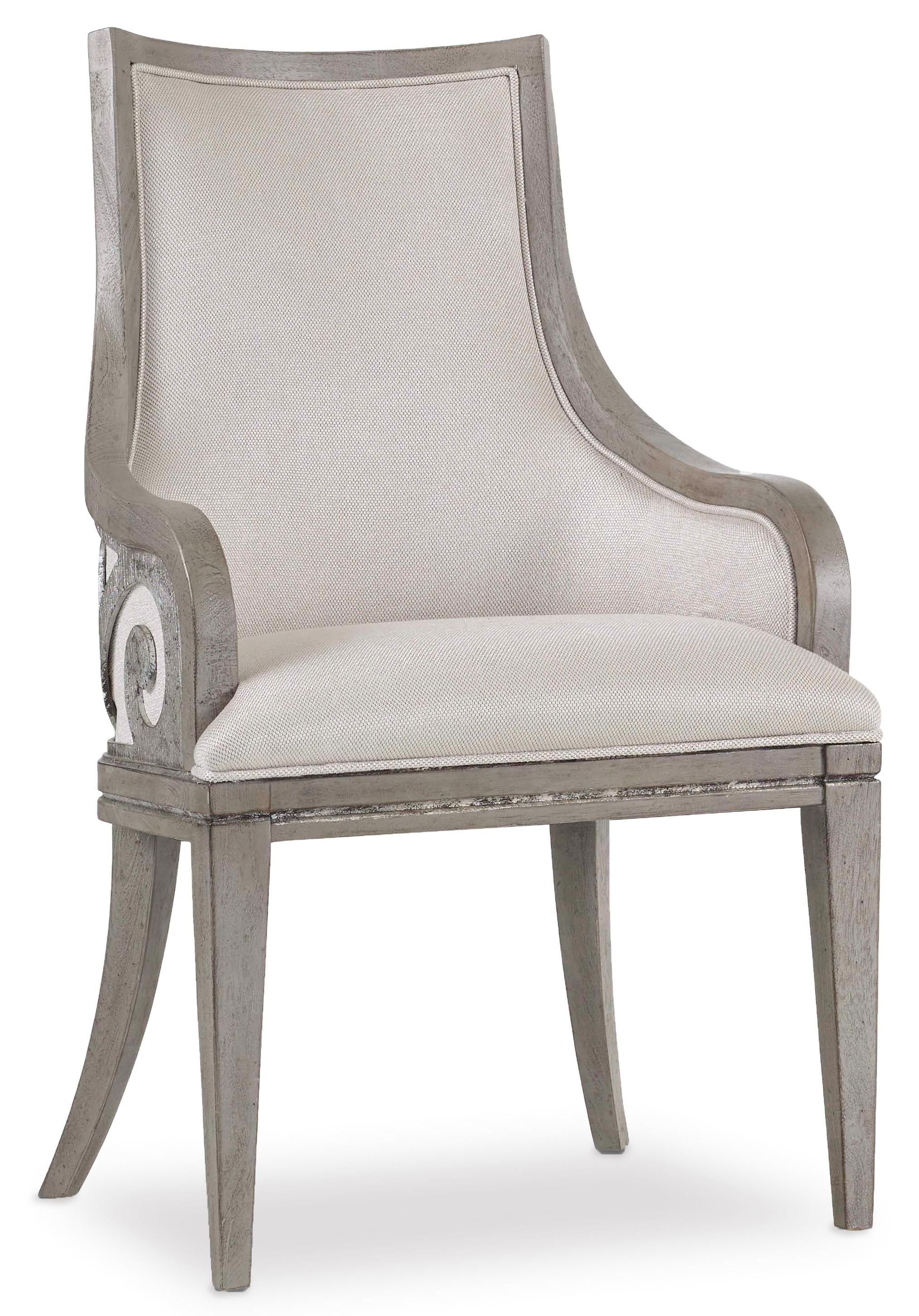 Sanctuary Upholstered Arm Chair - 2 per carton/price ea - Luxury Home Furniture (MI)