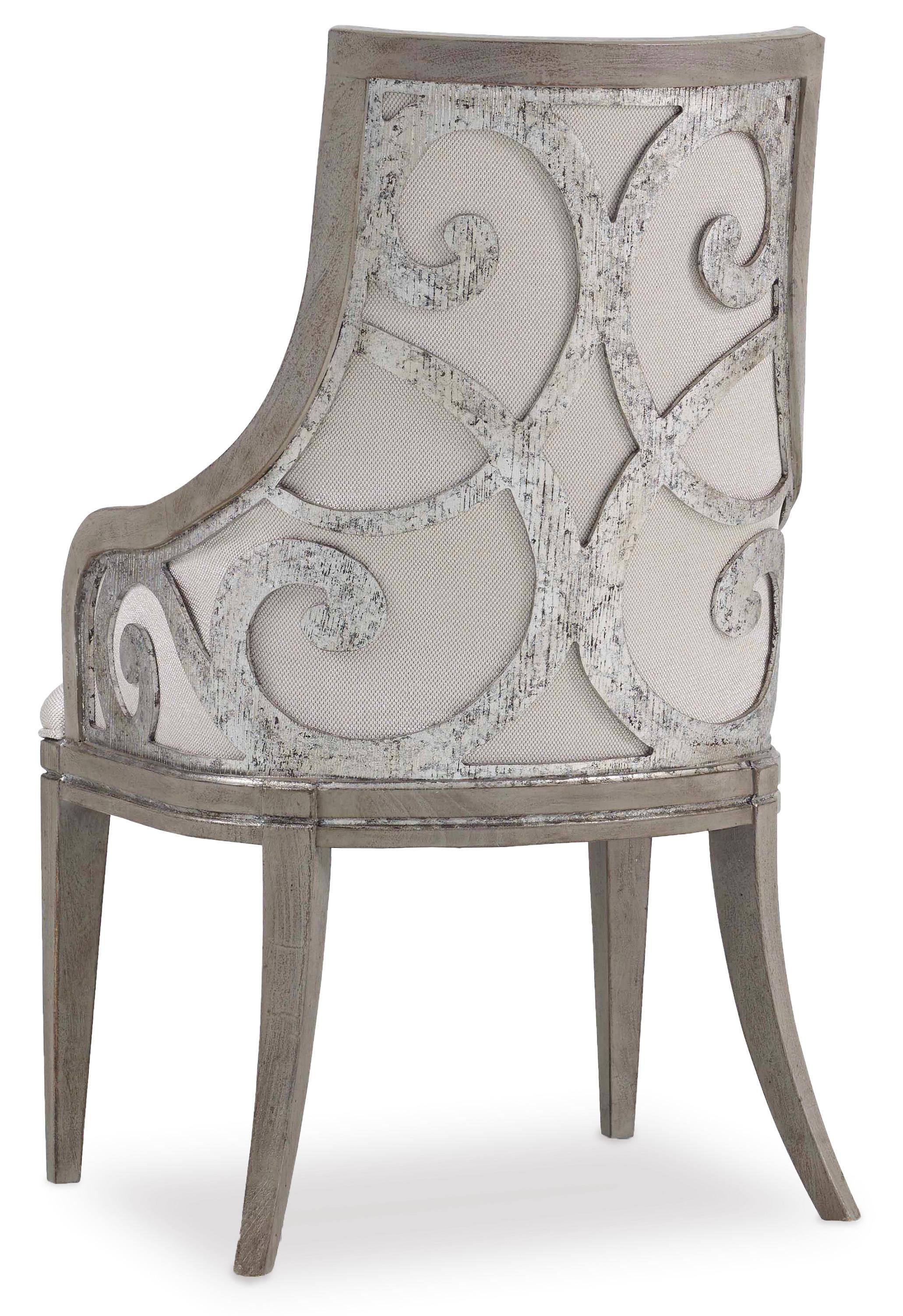 Sanctuary Upholstered Arm Chair - 2 per carton/price ea - Luxury Home Furniture (MI)