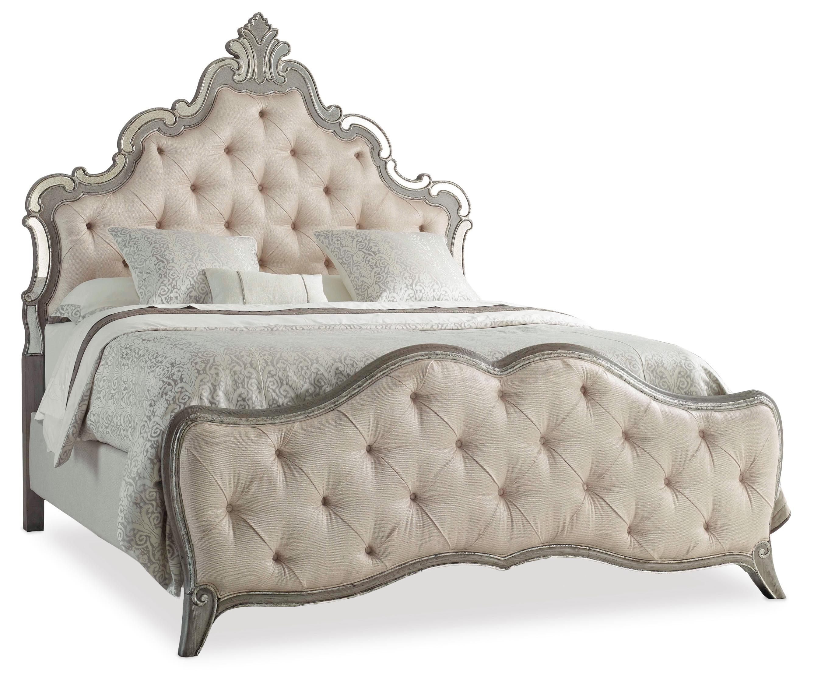 Sanctuary Upholstered King Panel Bed - Luxury Home Furniture (MI)
