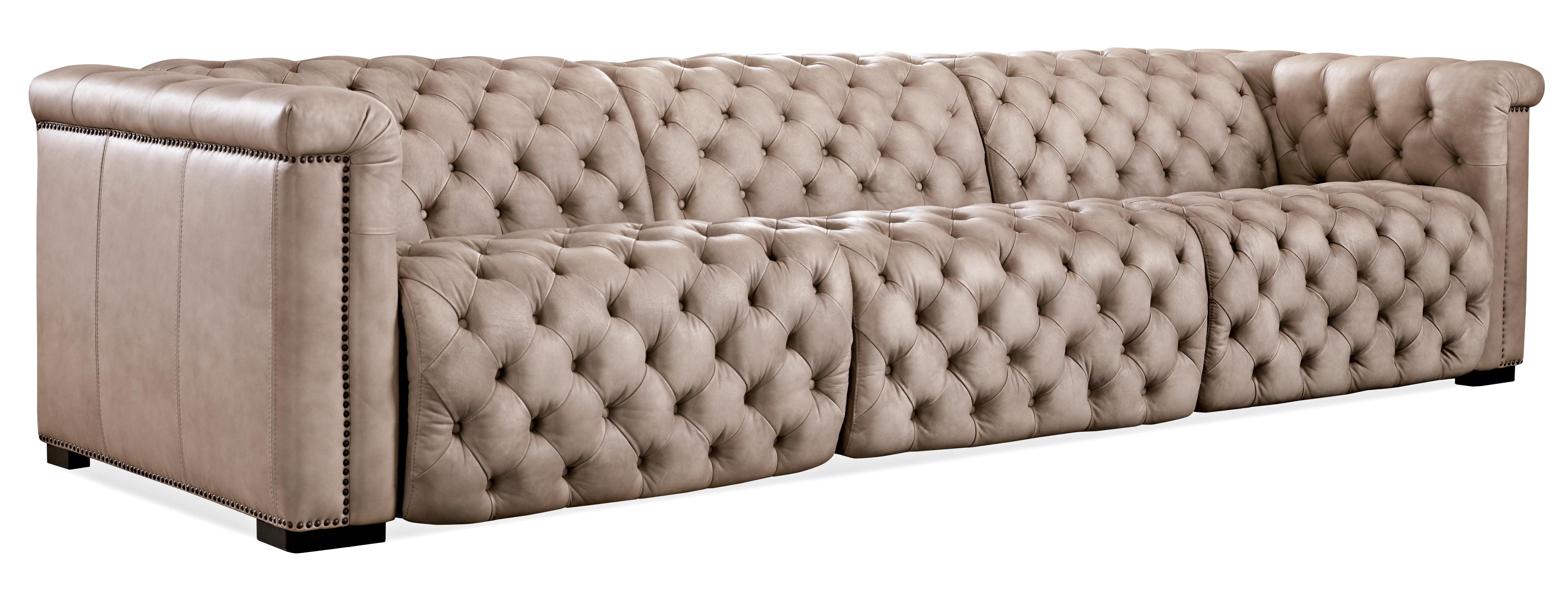 Savion Grandier Power Recliner Sofa w/ Power Headrest - Luxury Home Furniture (MI)