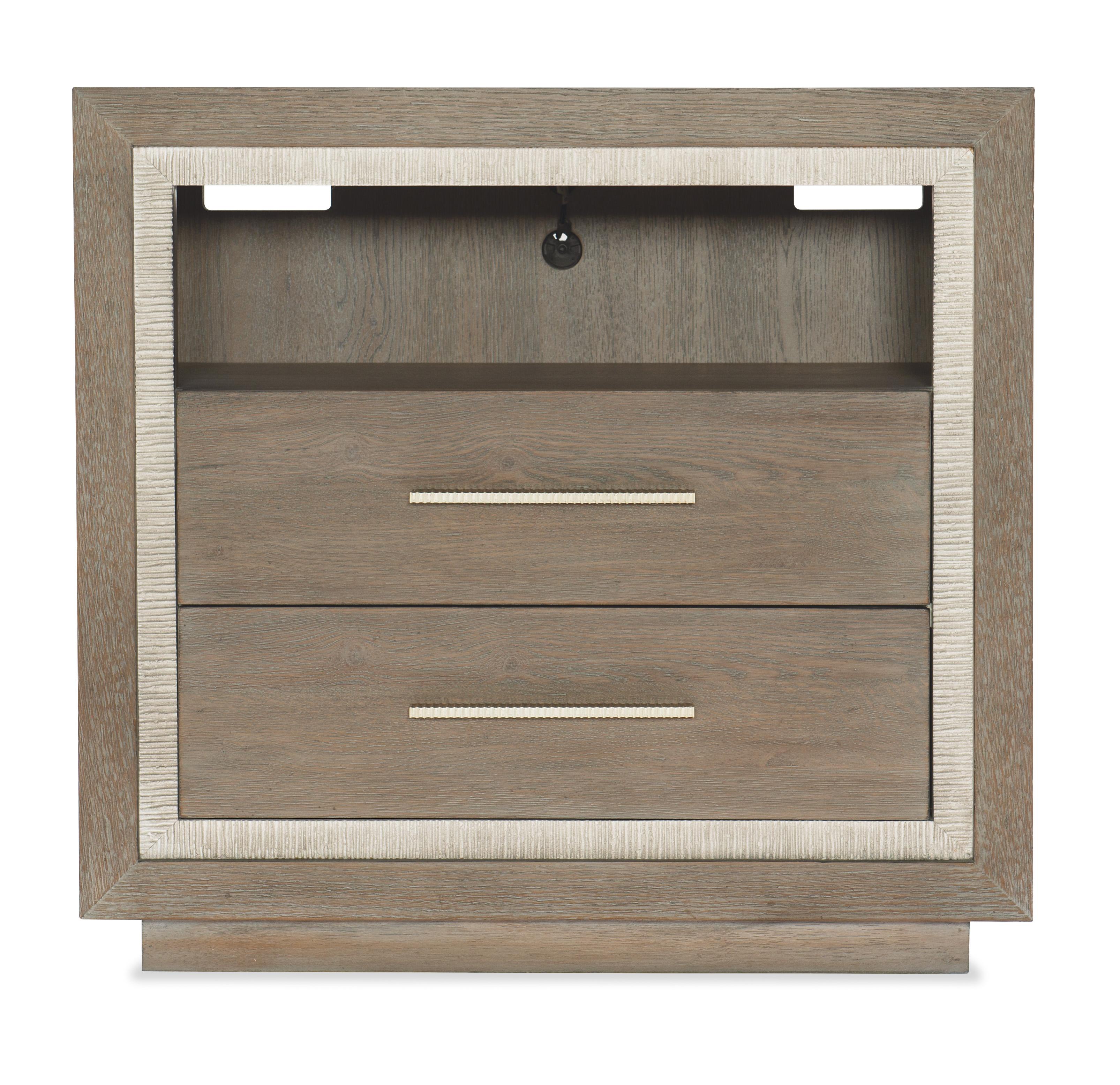 Serenity Balboa Two Drawer Nightstand - Luxury Home Furniture (MI)