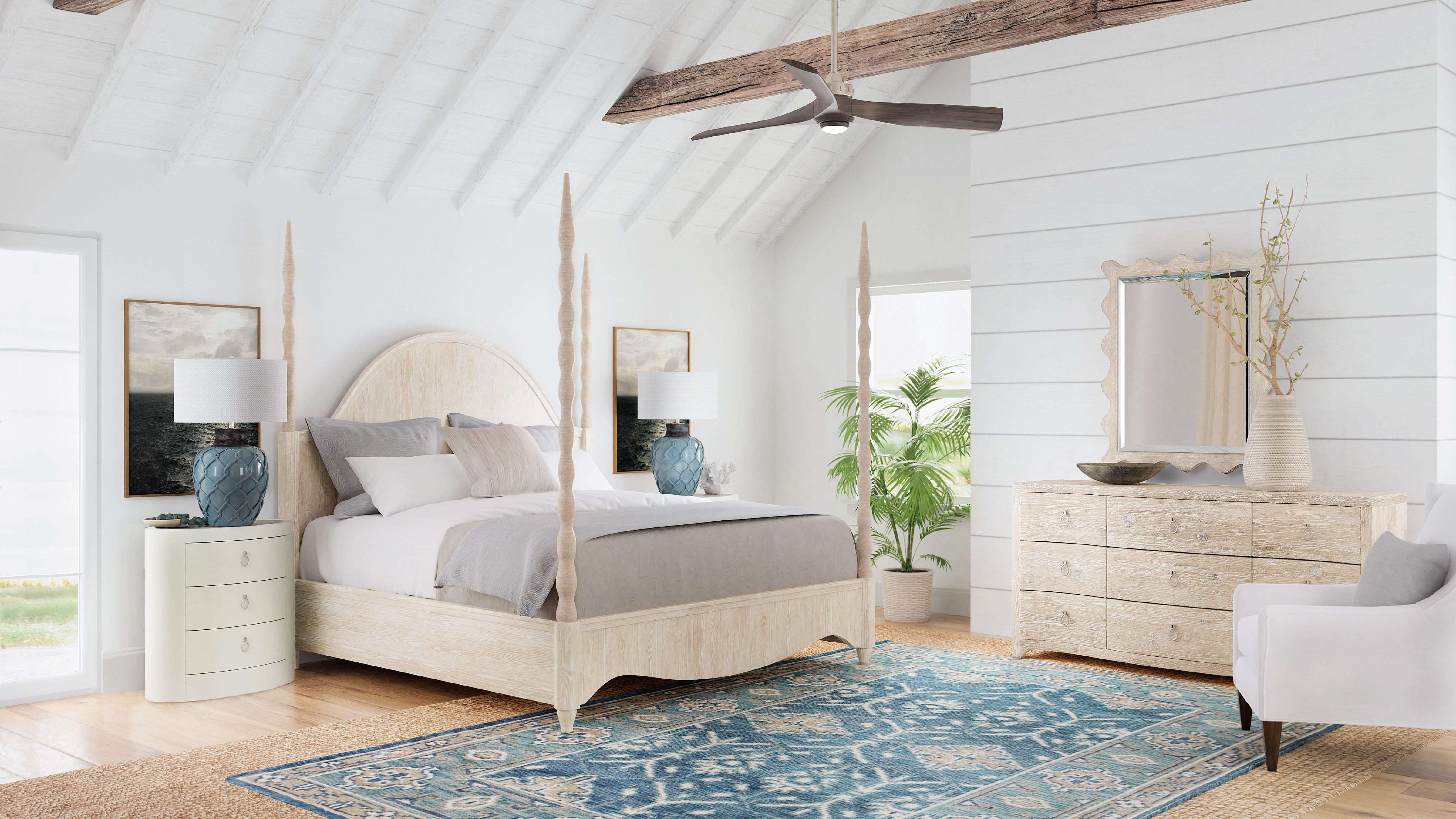 Serenity Wavecrest Oval Nightstand - Luxury Home Furniture (MI)