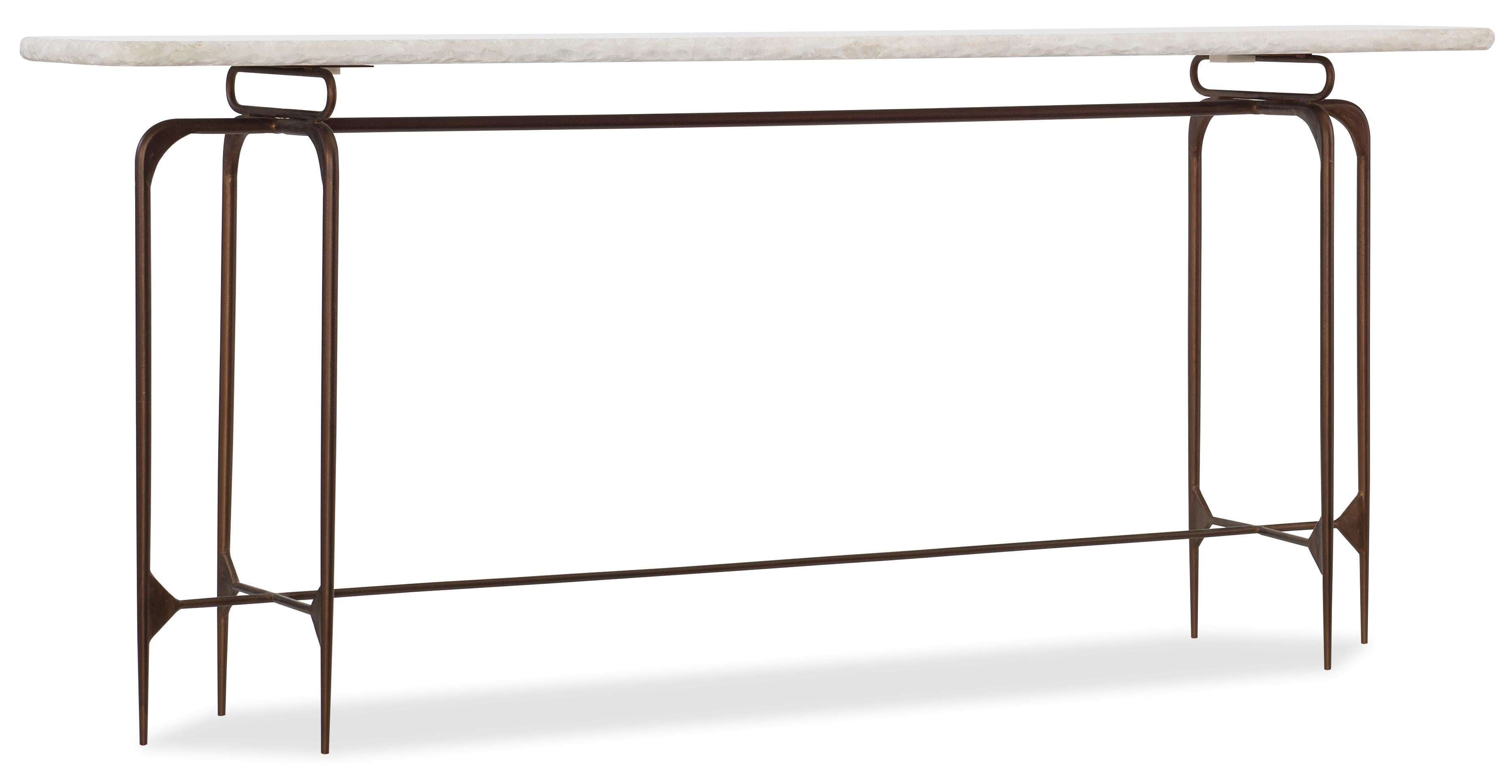 Skinny Metal Console - Luxury Home Furniture (MI)