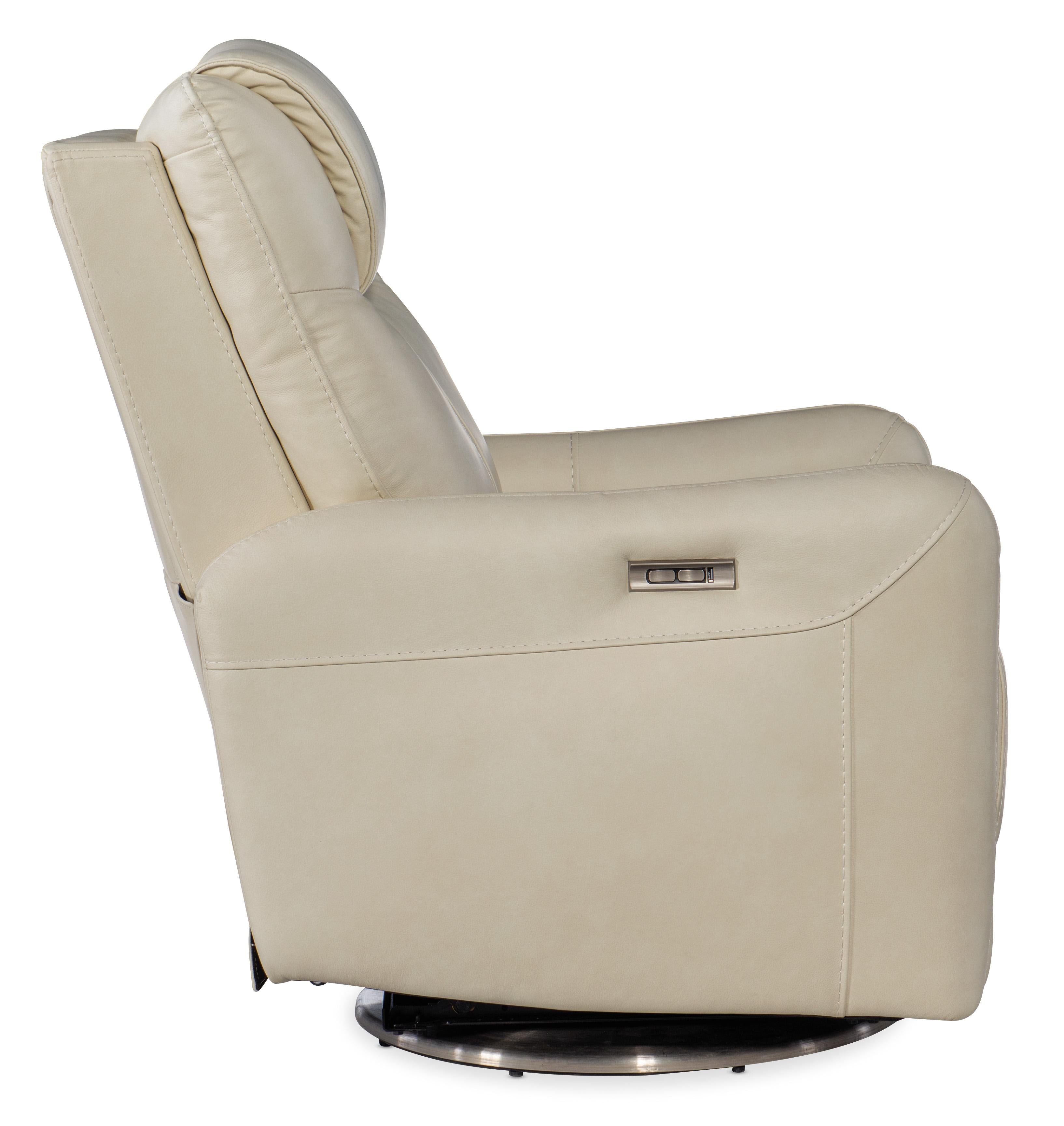Steffen Swivel Power Recliner with Power Headrest - RC601-PHSZ-003 - Luxury Home Furniture (MI)