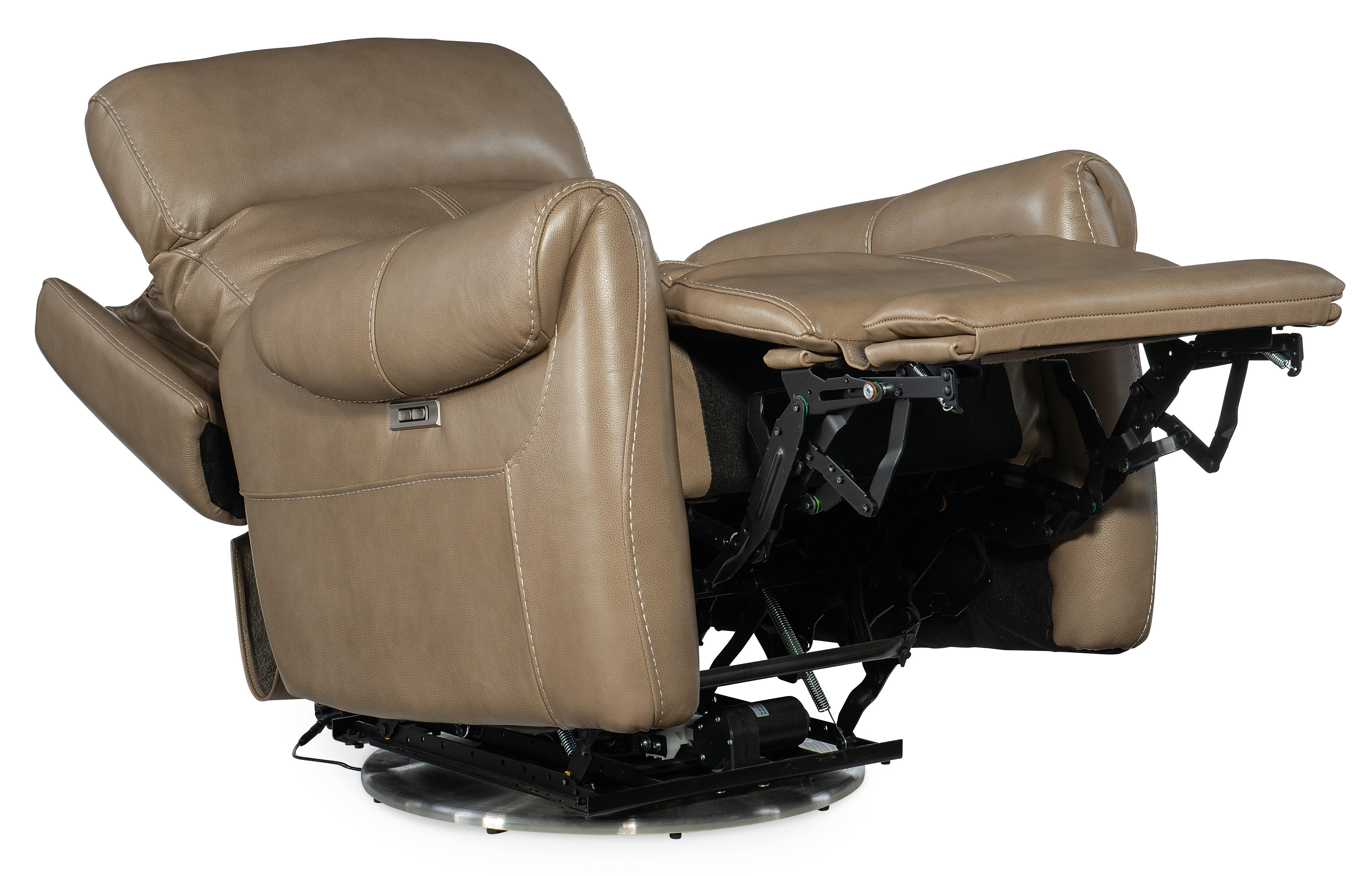 Sterling Swivel Power Recliner with Power Headrest - RC600-PHSZ-080 - Luxury Home Furniture (MI)