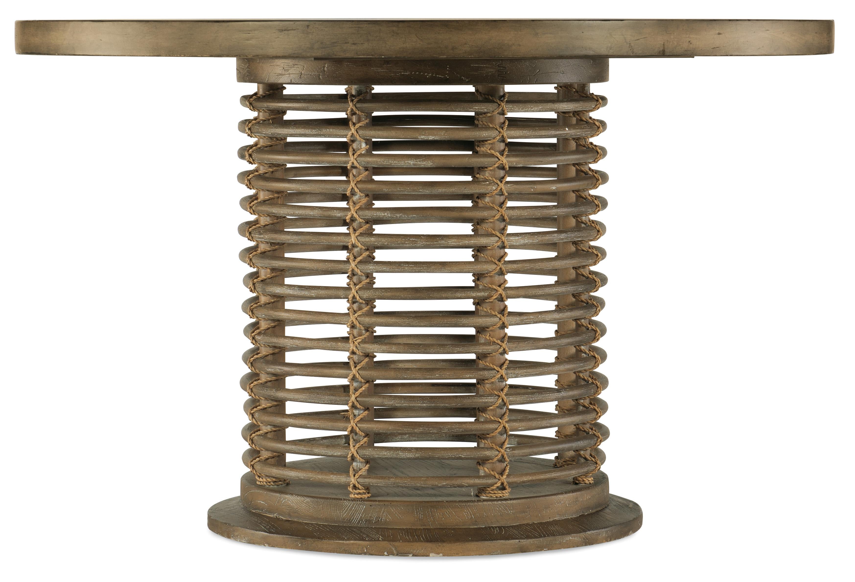 Sundance 48in Rattan Round Dining Table - Luxury Home Furniture (MI)