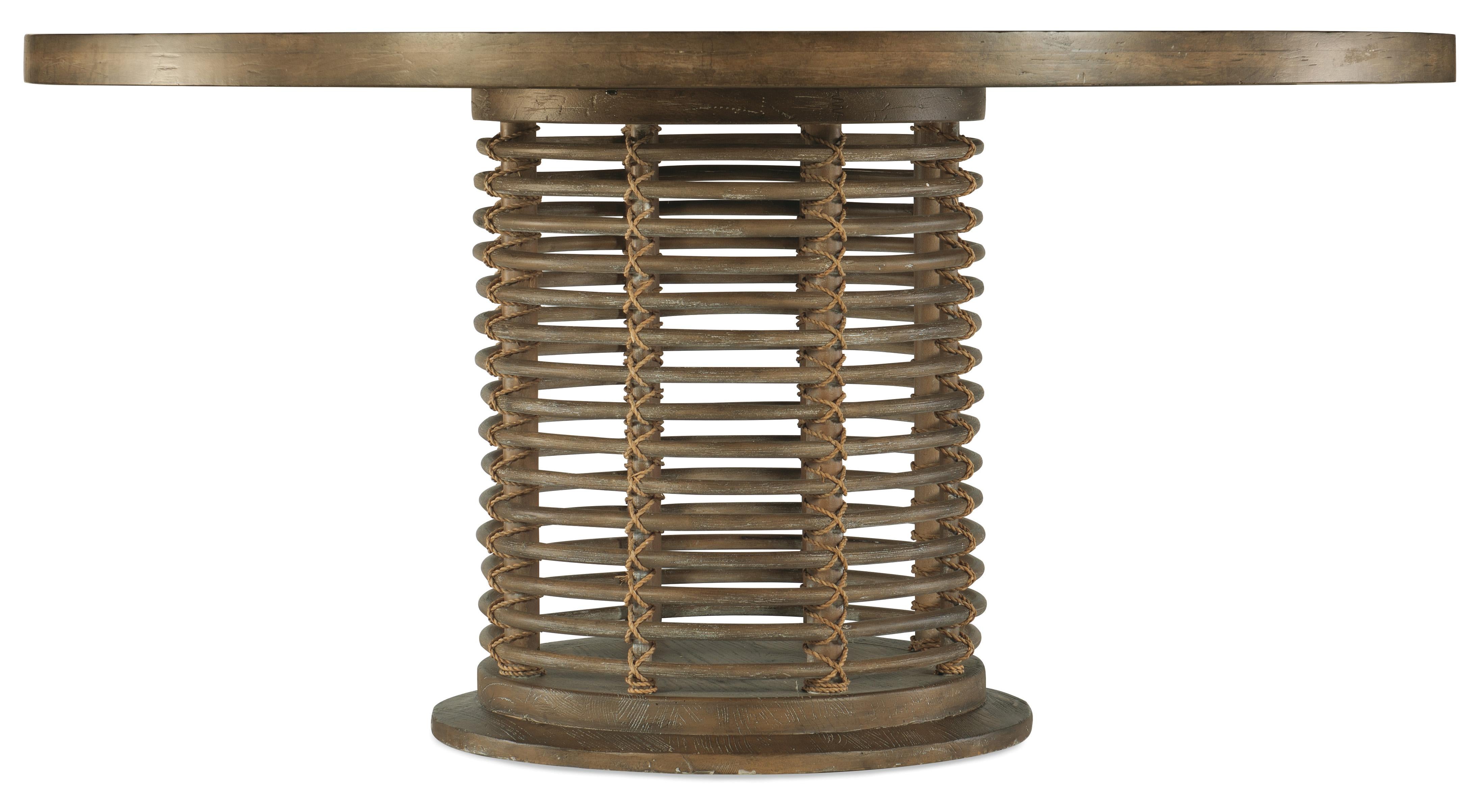 Sundance 60in Rattan Round Dining Table - Luxury Home Furniture (MI)