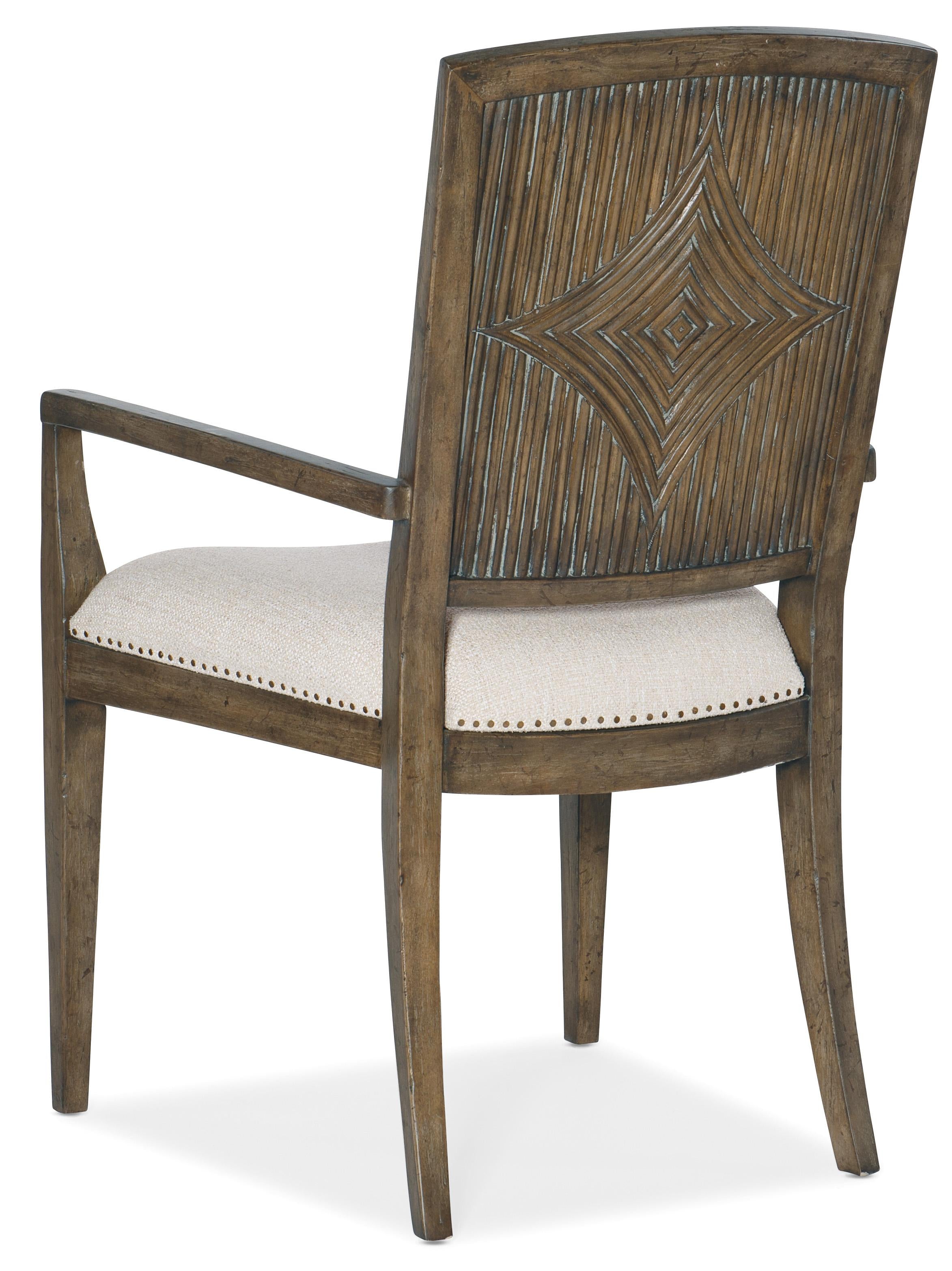 Sundance Carved Back Arm Chair-2 per ctn/price ea - Luxury Home Furniture (MI)