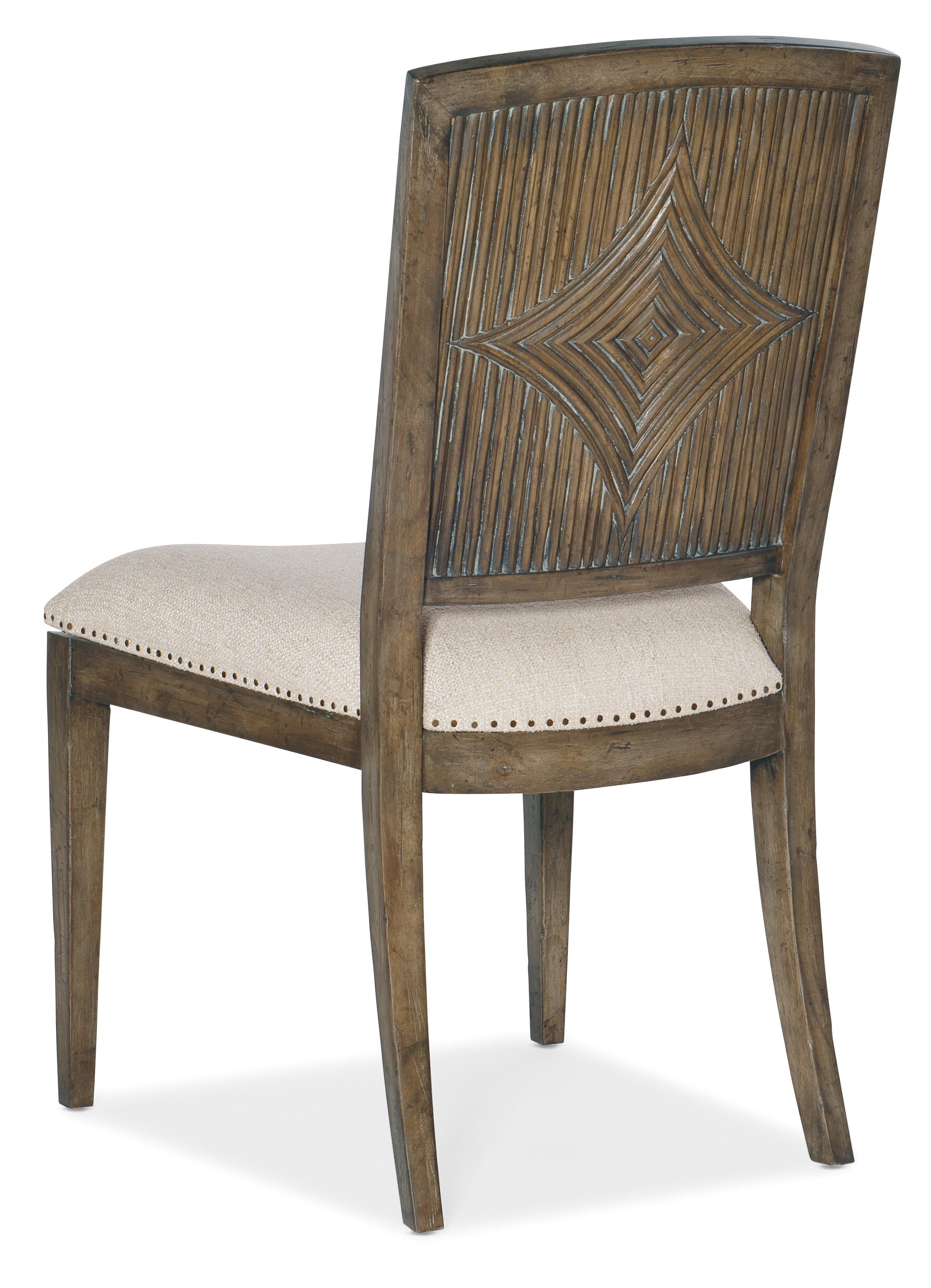 Sundance Carved Back Side Chair-2 per ctn/price ea - Luxury Home Furniture (MI)