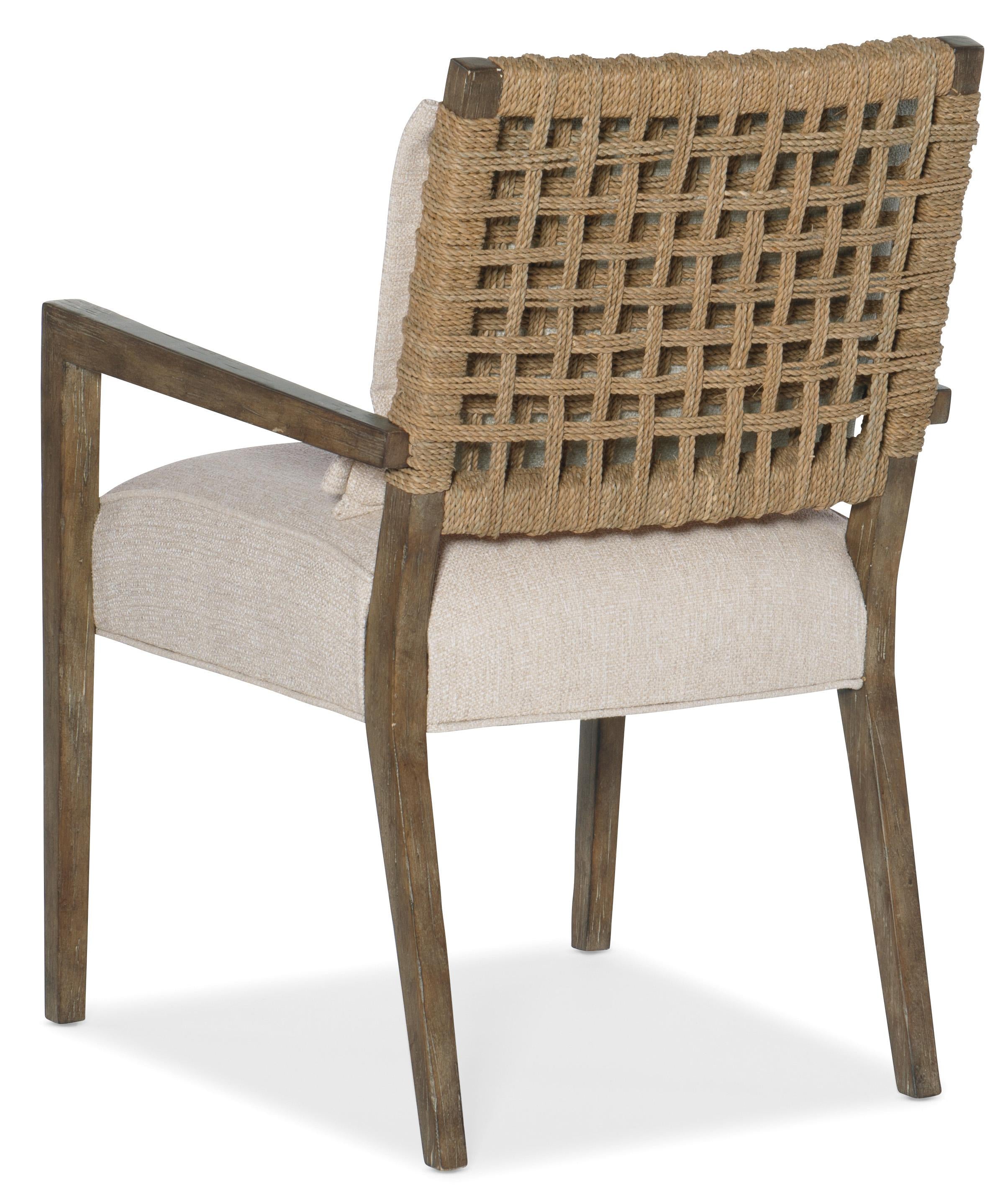 Sundance Woven Back Arm Chair-2 per ctn/price ea - Luxury Home Furniture (MI)
