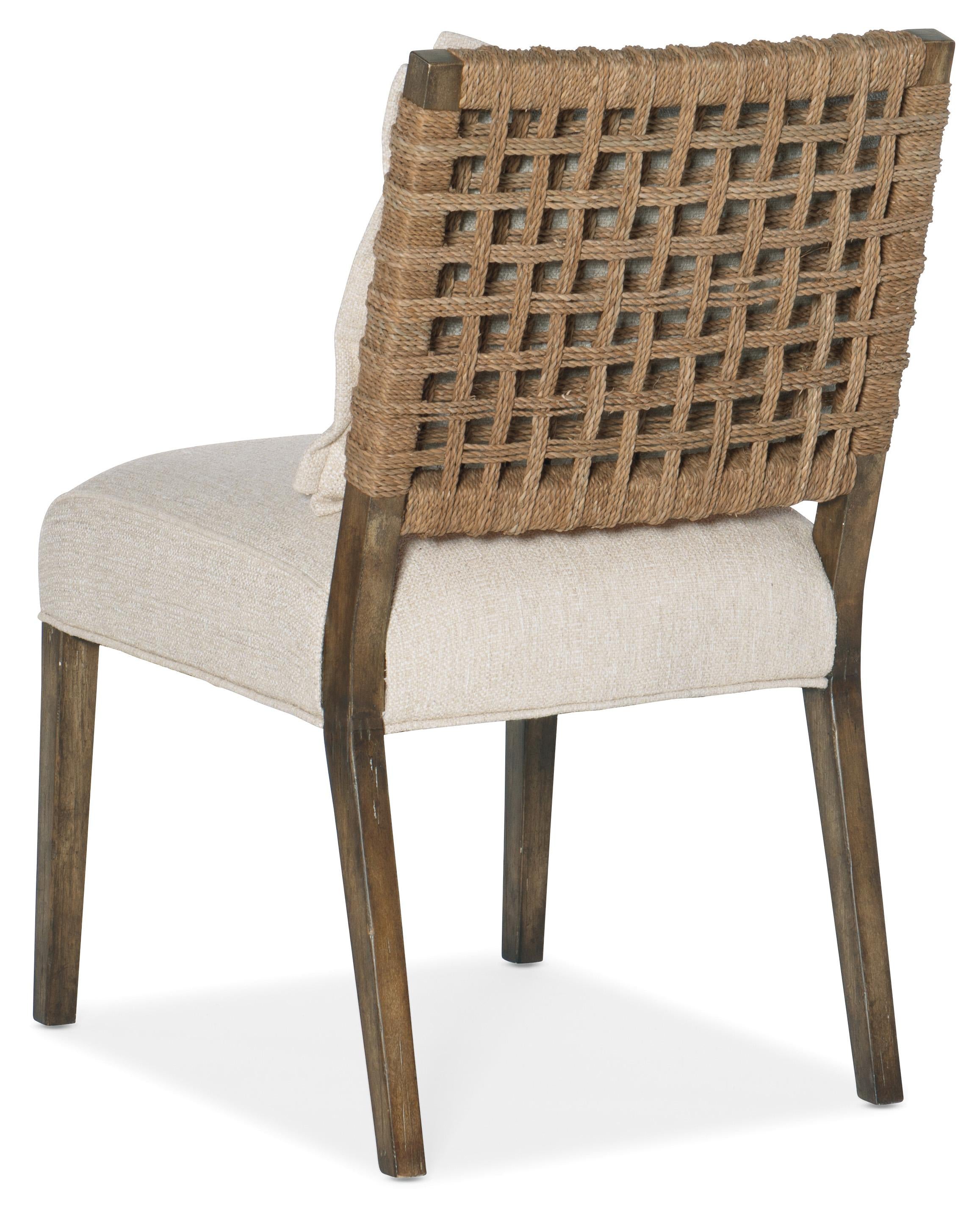 Sundance Woven Back Side Chair-2 per ctn/price ea - Luxury Home Furniture (MI)