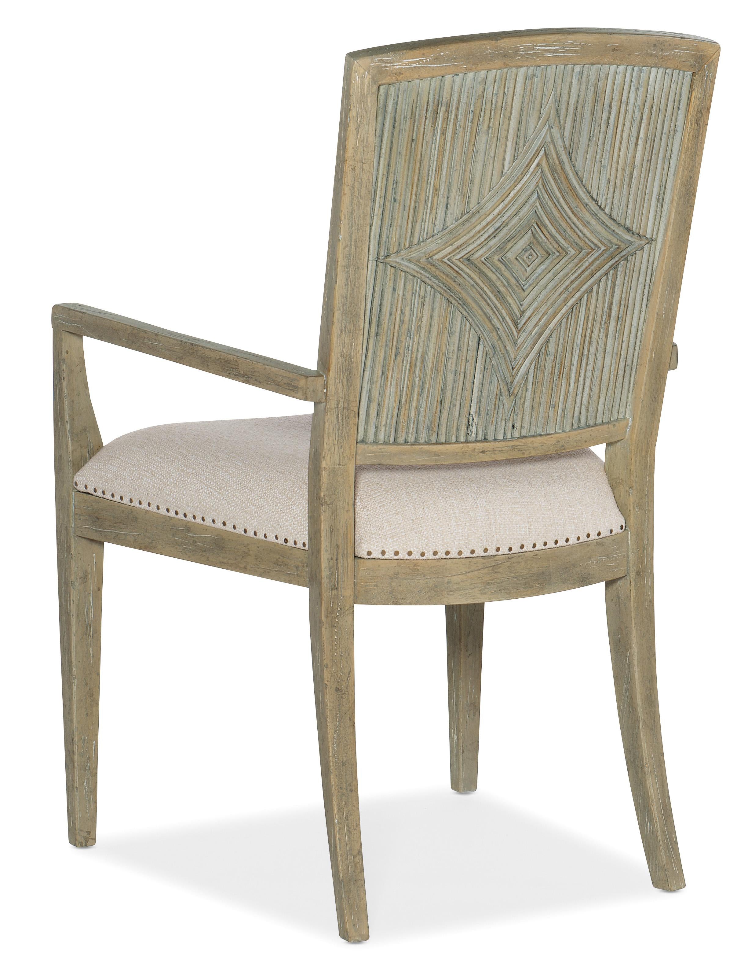 Surfrider Carved Back Arm Chair-2 per ctn/price ea - Luxury Home Furniture (MI)
