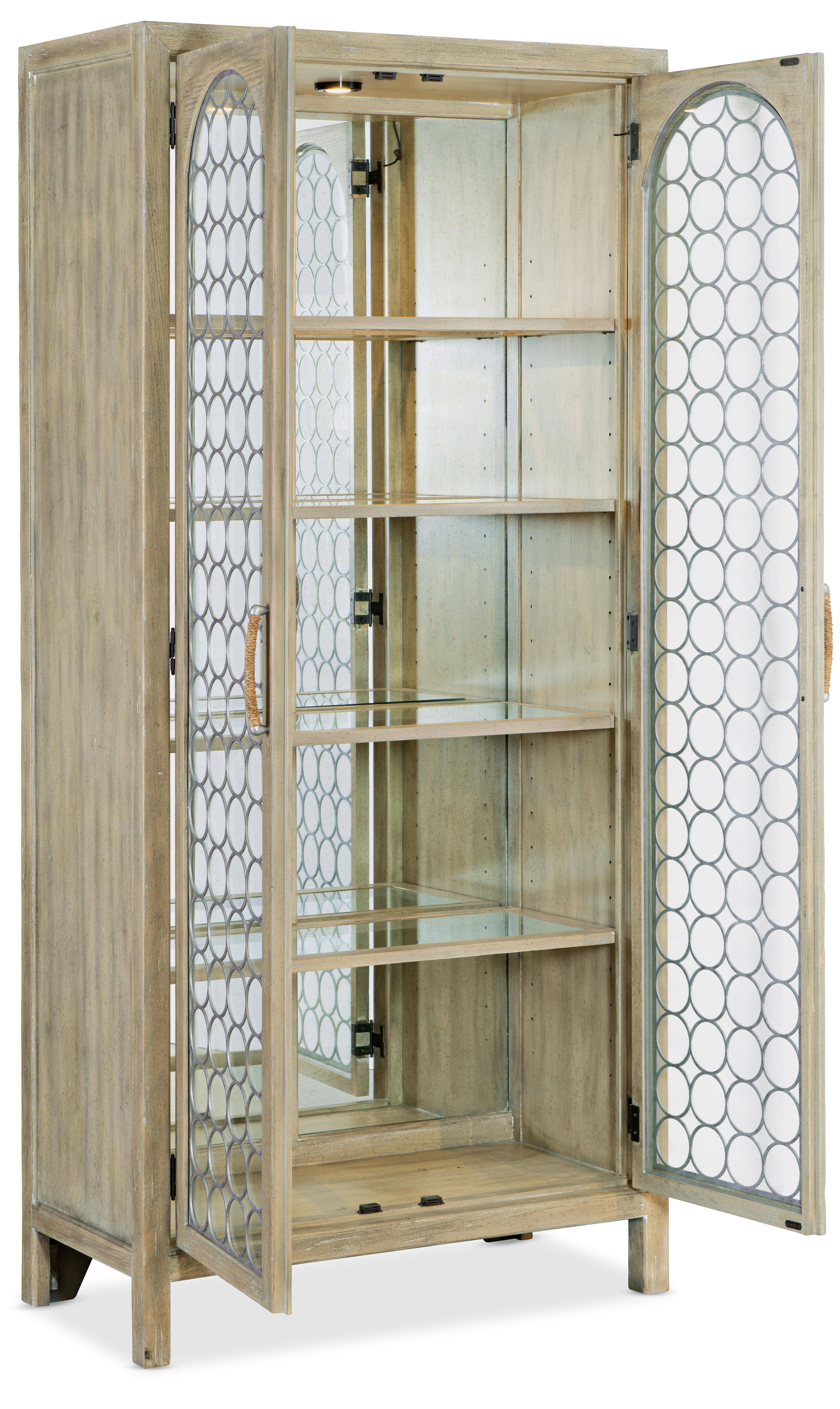 Surfrider Display Cabinet - Luxury Home Furniture (MI)