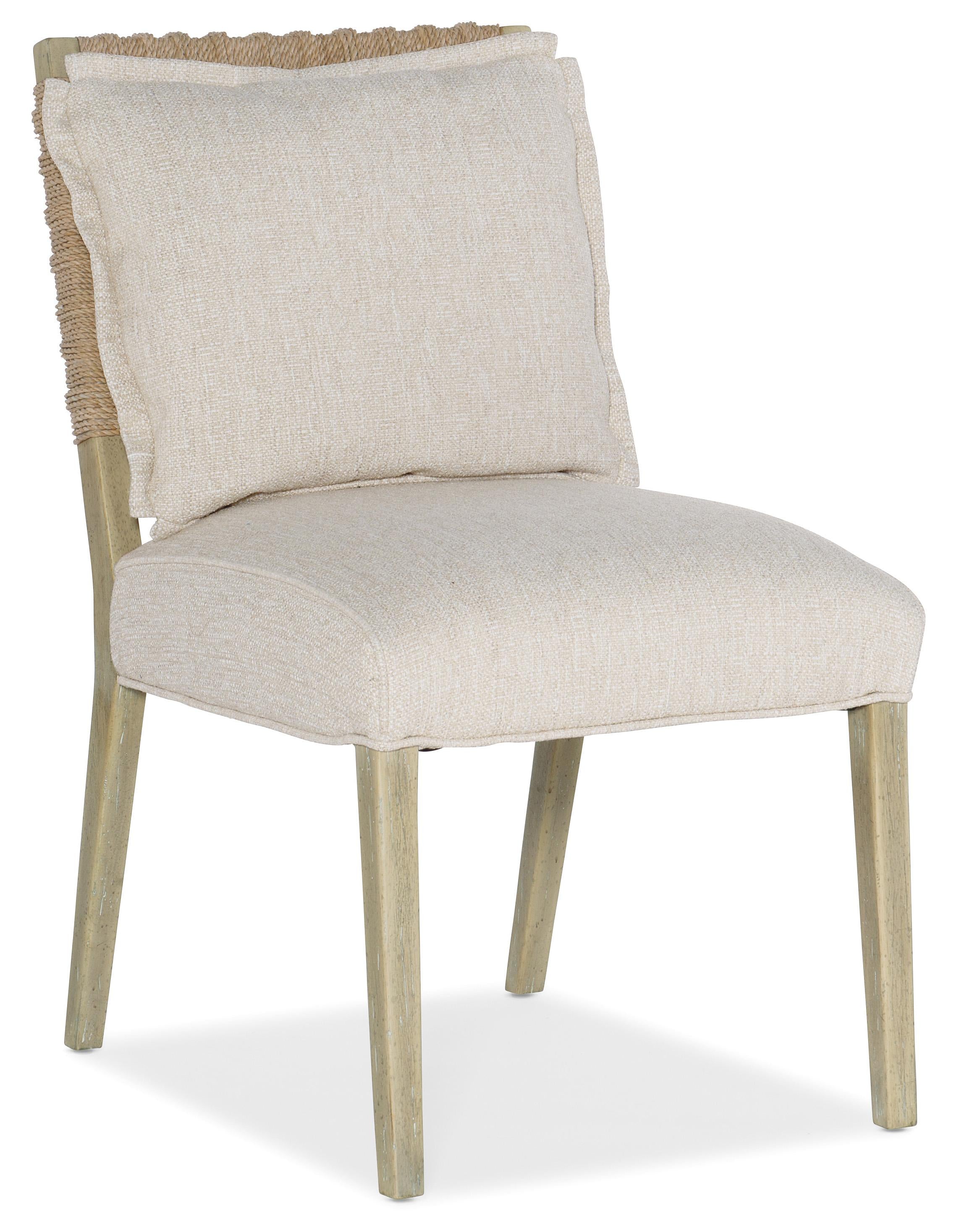 Surfrider Woven Back Side Chair-2 per ctn/price ea - Luxury Home Furniture (MI)