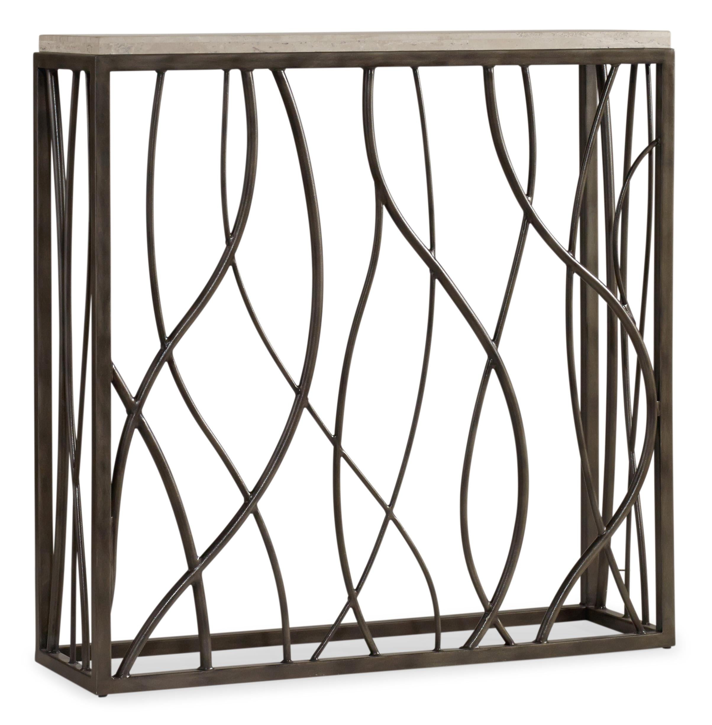 Thin Metal Console - Luxury Home Furniture (MI)