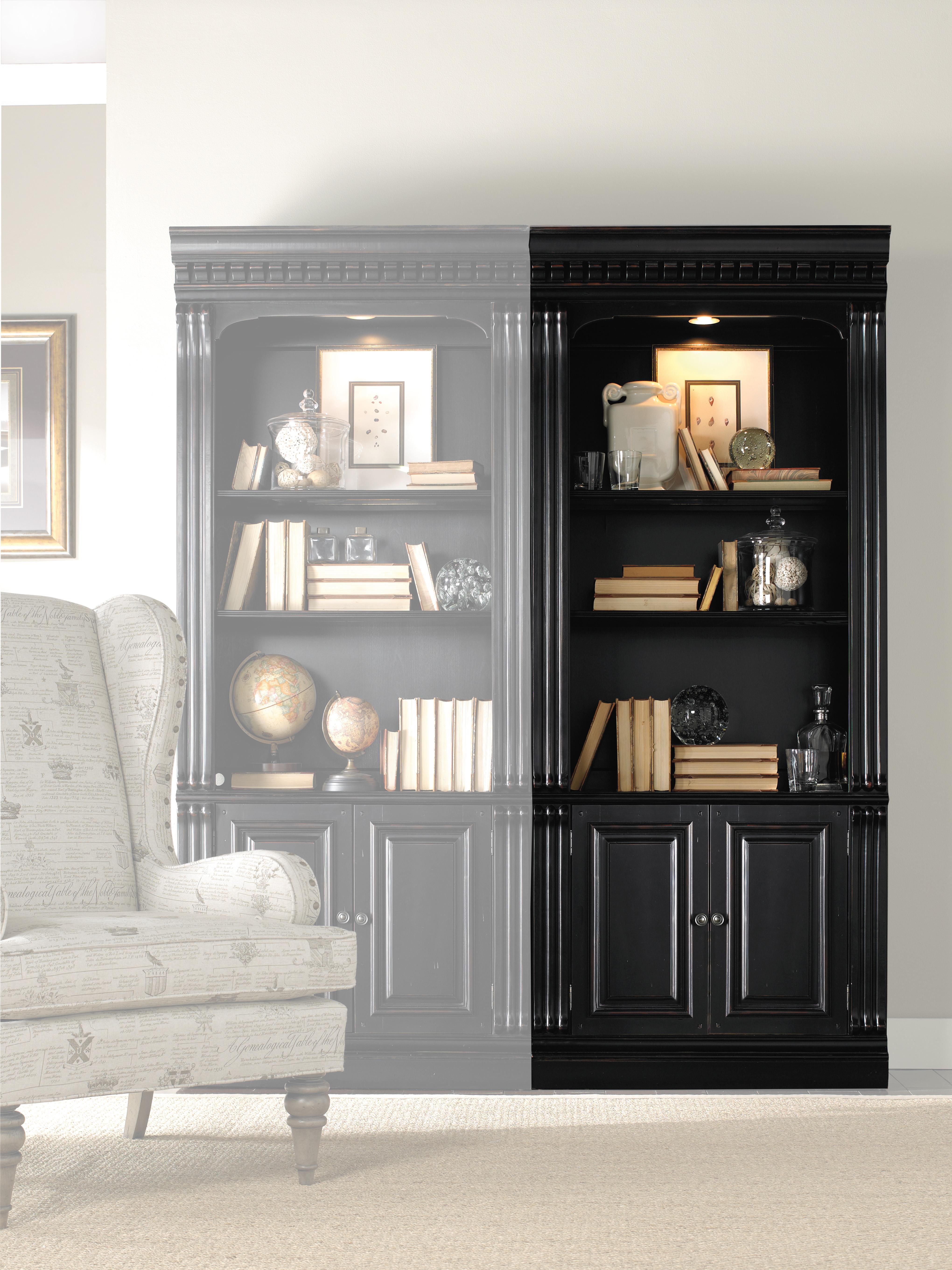 Telluride Bunching Bookcase (w/doors) - Luxury Home Furniture (MI)